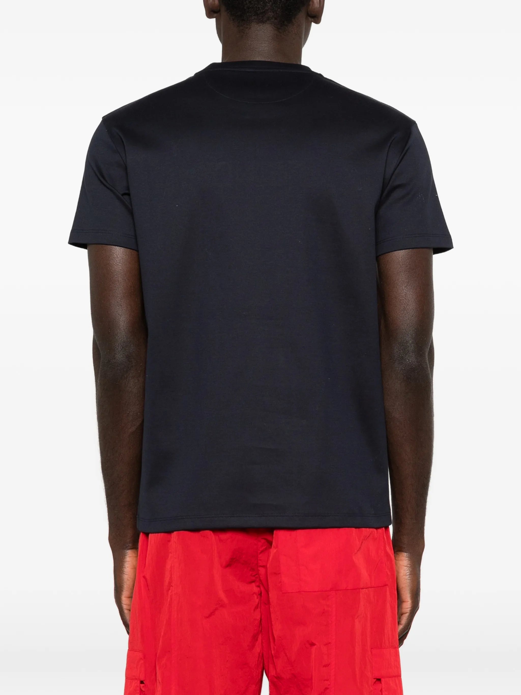 embroidered-logo T-shirt