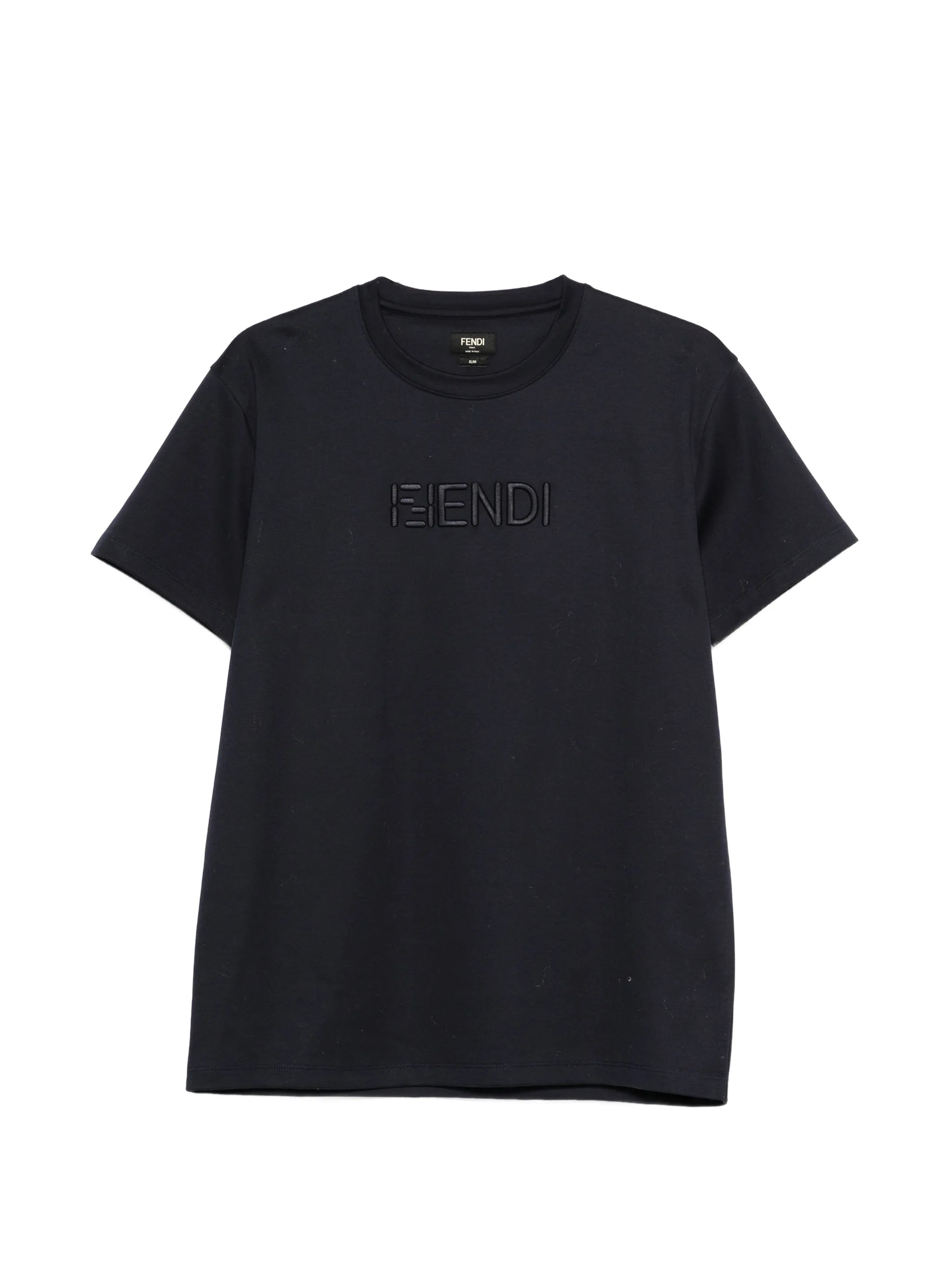 embroidered-logo T-shirt