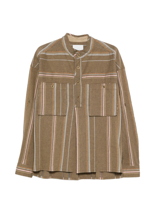 Ralvin striped long-sleeve shirt