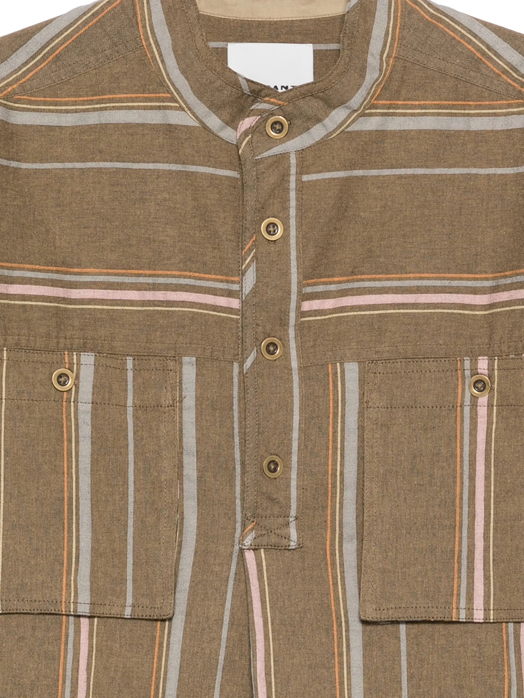 Ralvin striped long-sleeve shirt