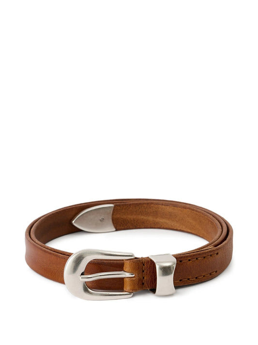 cognac leather belt