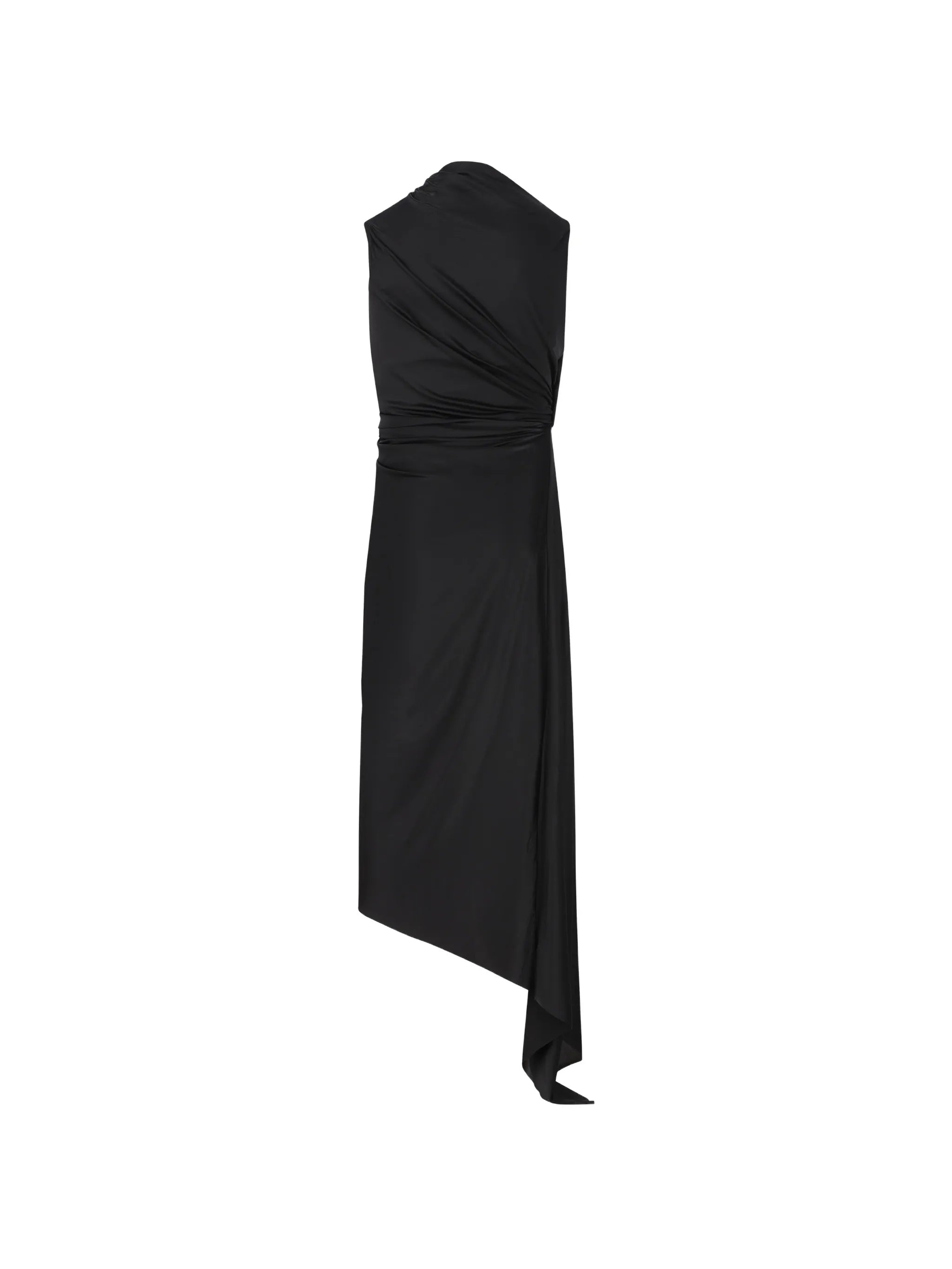 asymmetrical midi dress
