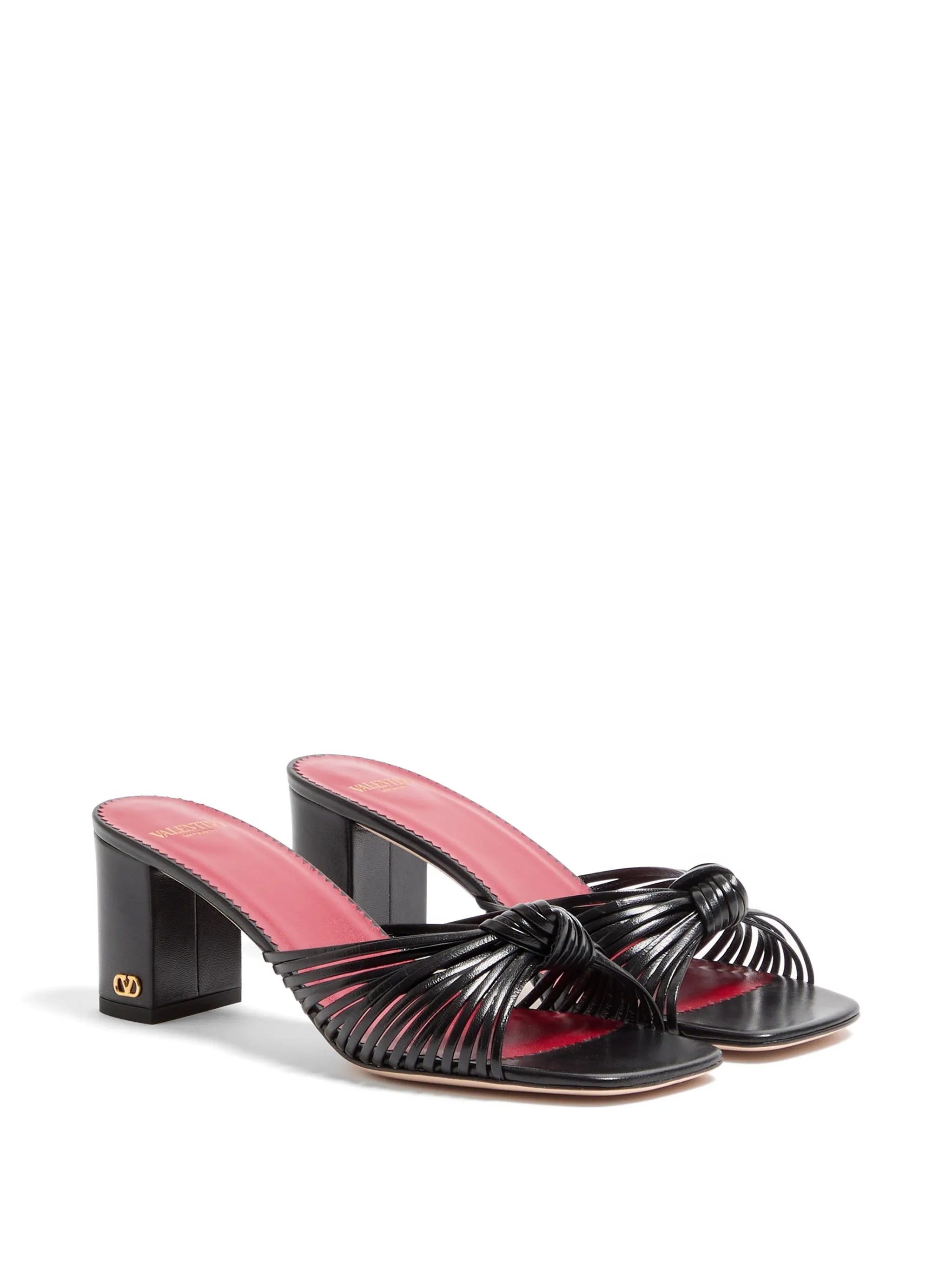 Annet Kidskin Slide Sandals 60Mm