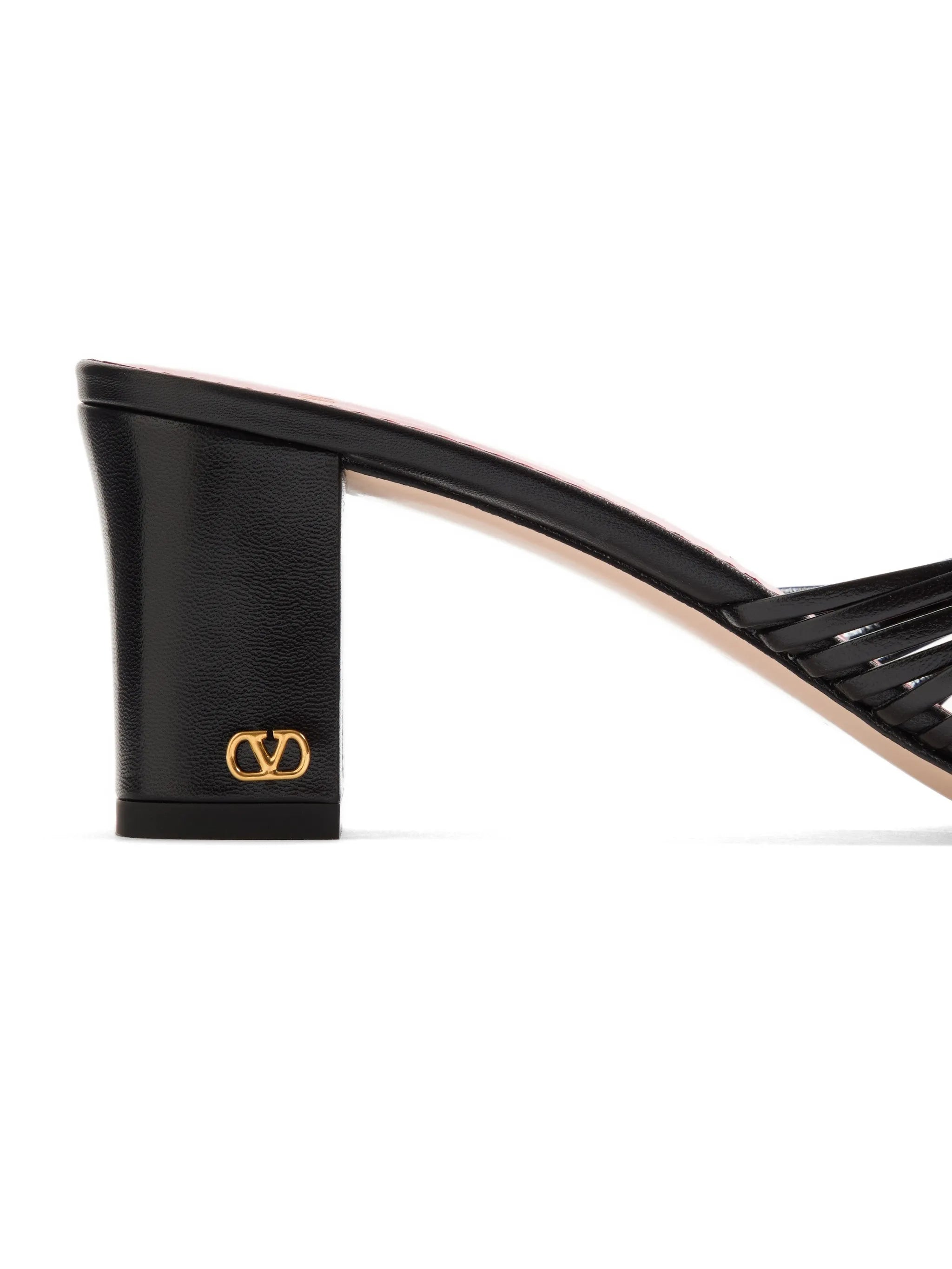 Annet Kidskin Slide Sandals 60Mm
