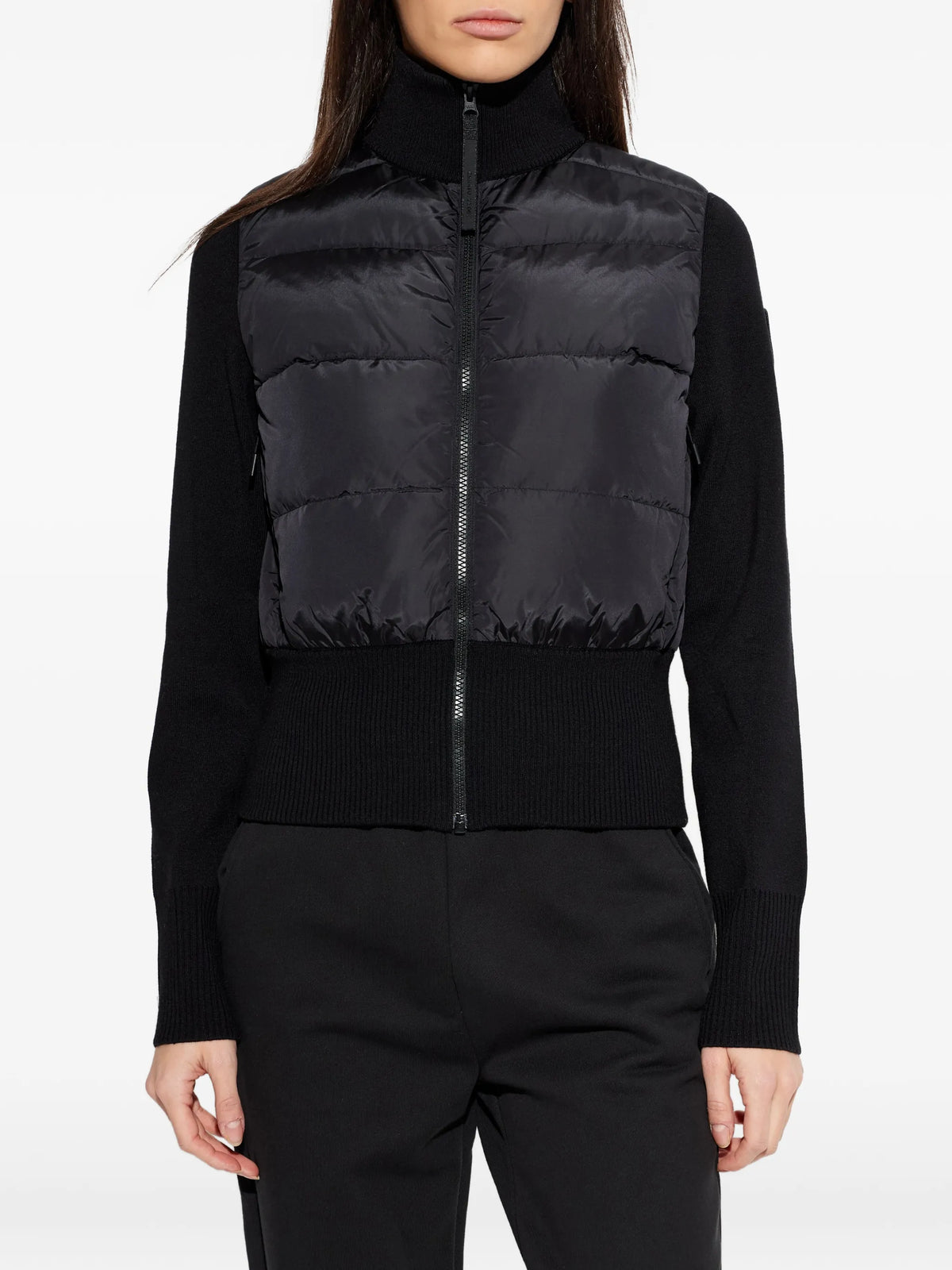 HyBridge quilted zip jacket