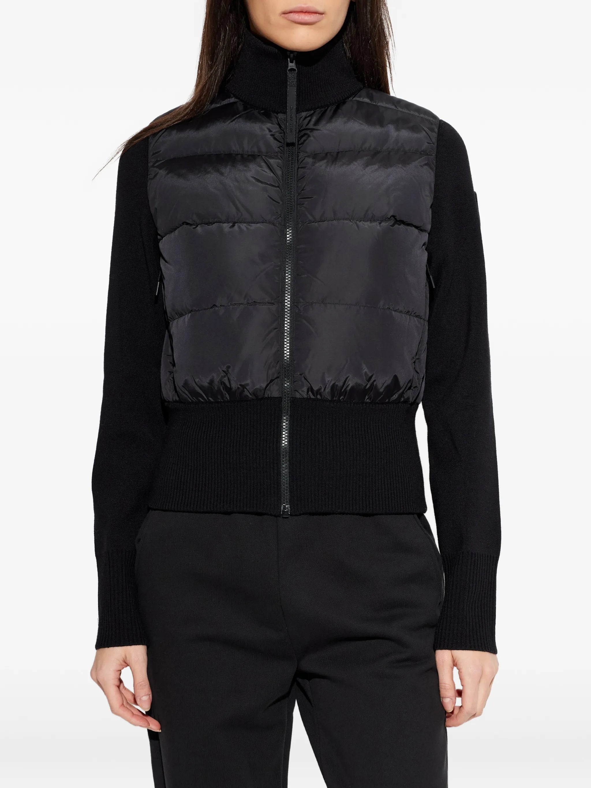 HyBridge quilted zip jacket