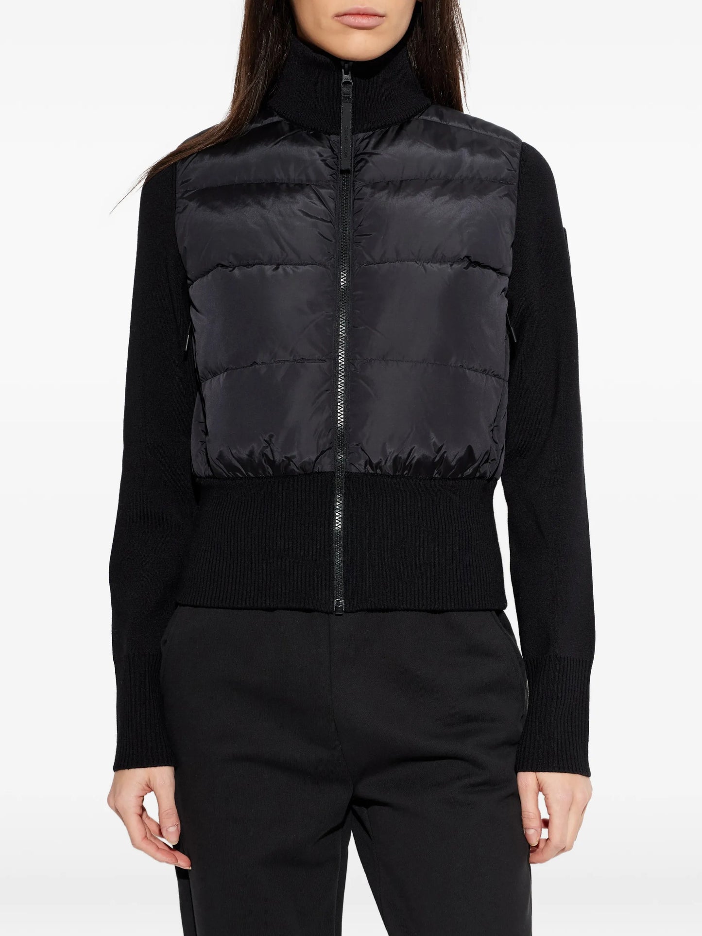 HyBridge quilted zip jacket