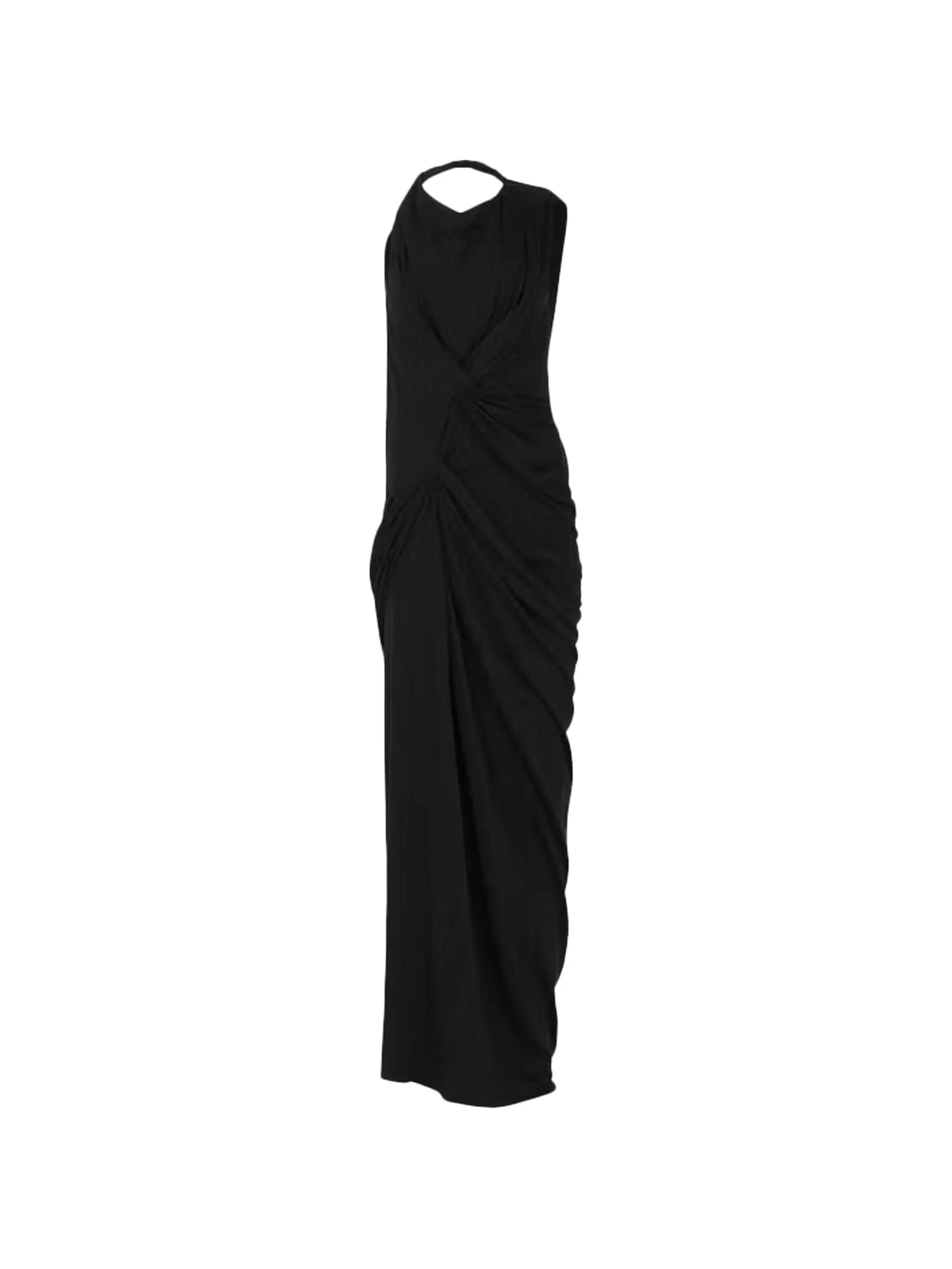 Oaklyn draped halterneck dress