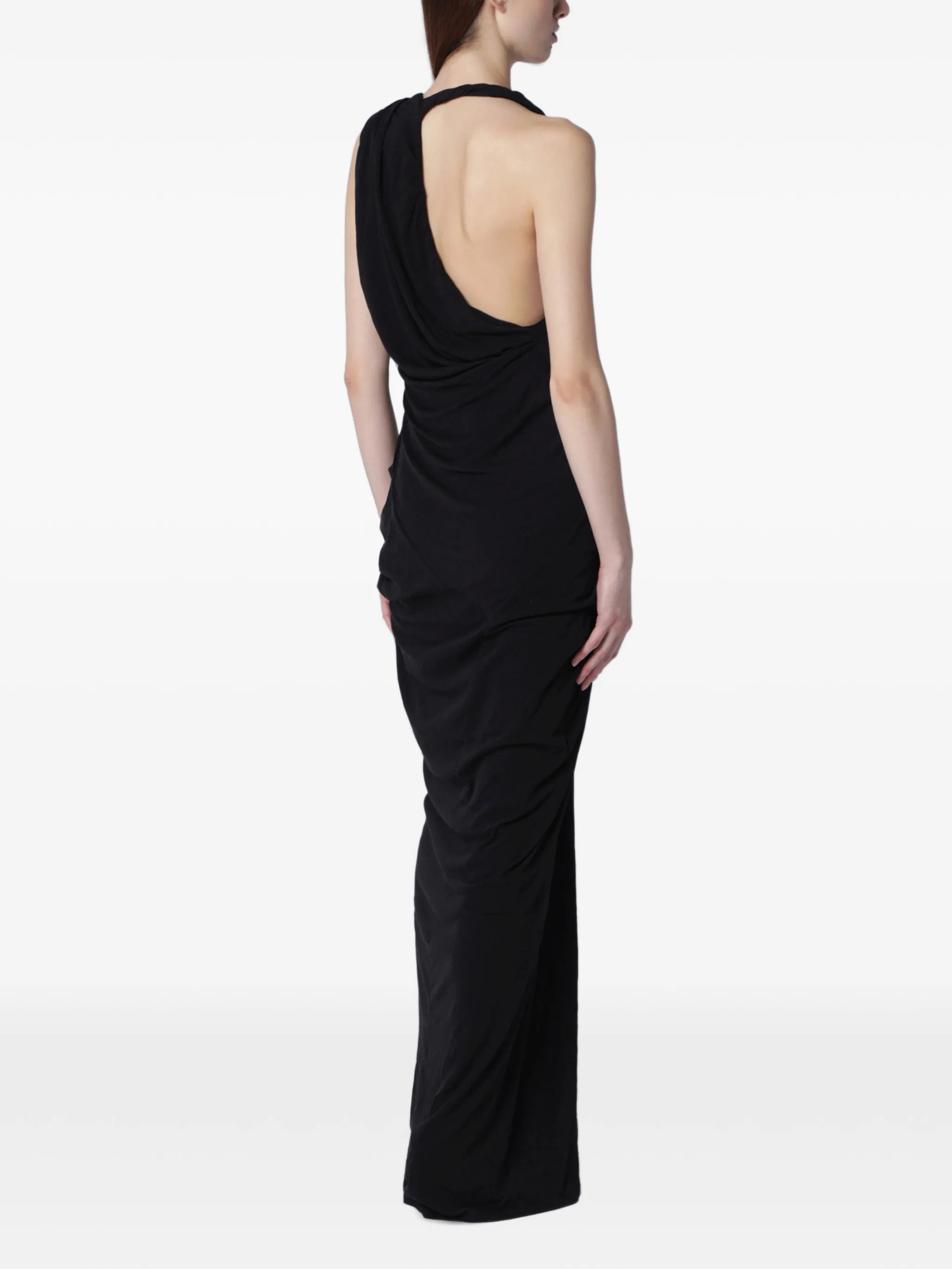 Oaklyn draped halterneck dress