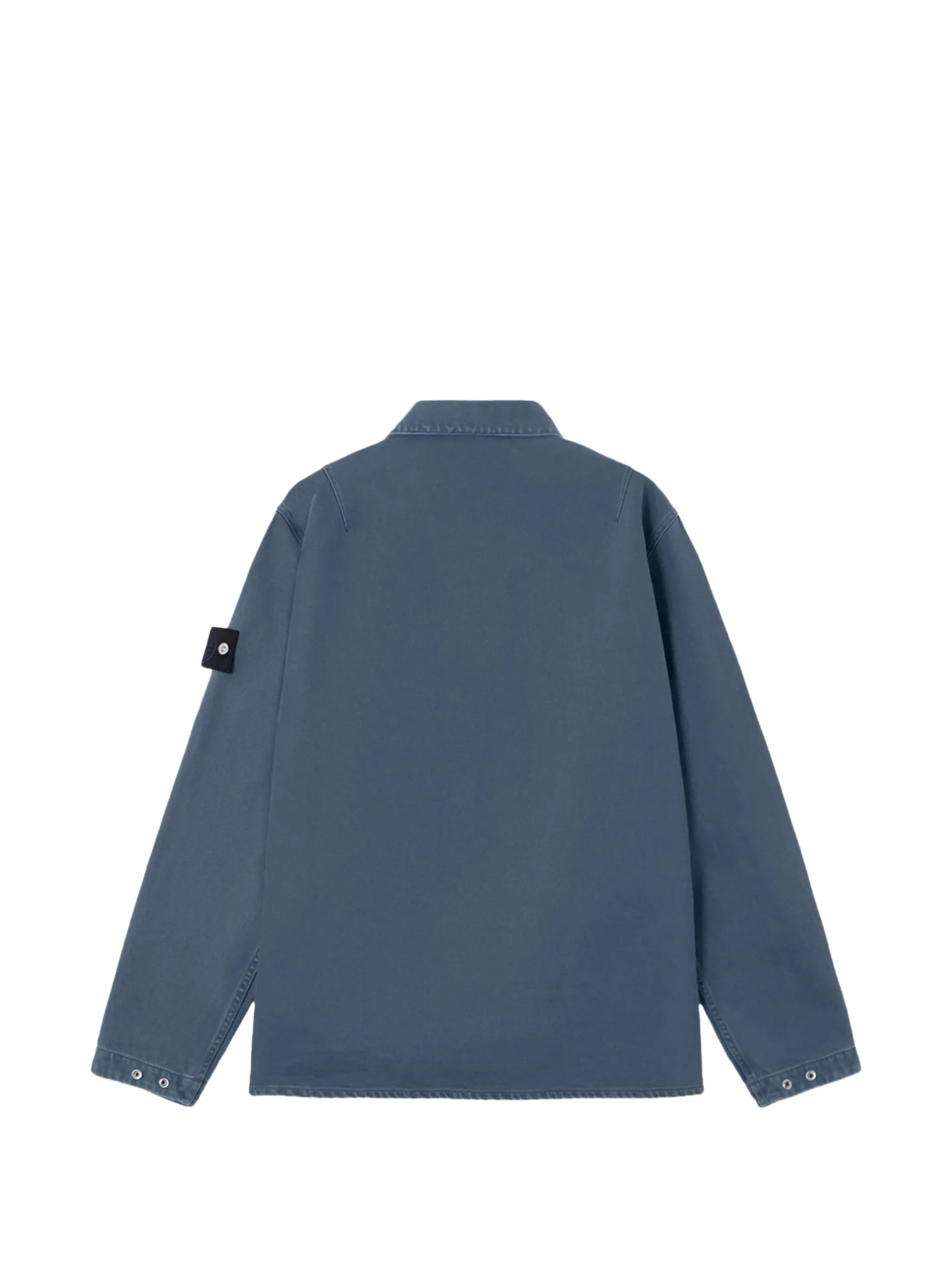zipped pocket cotton shirt