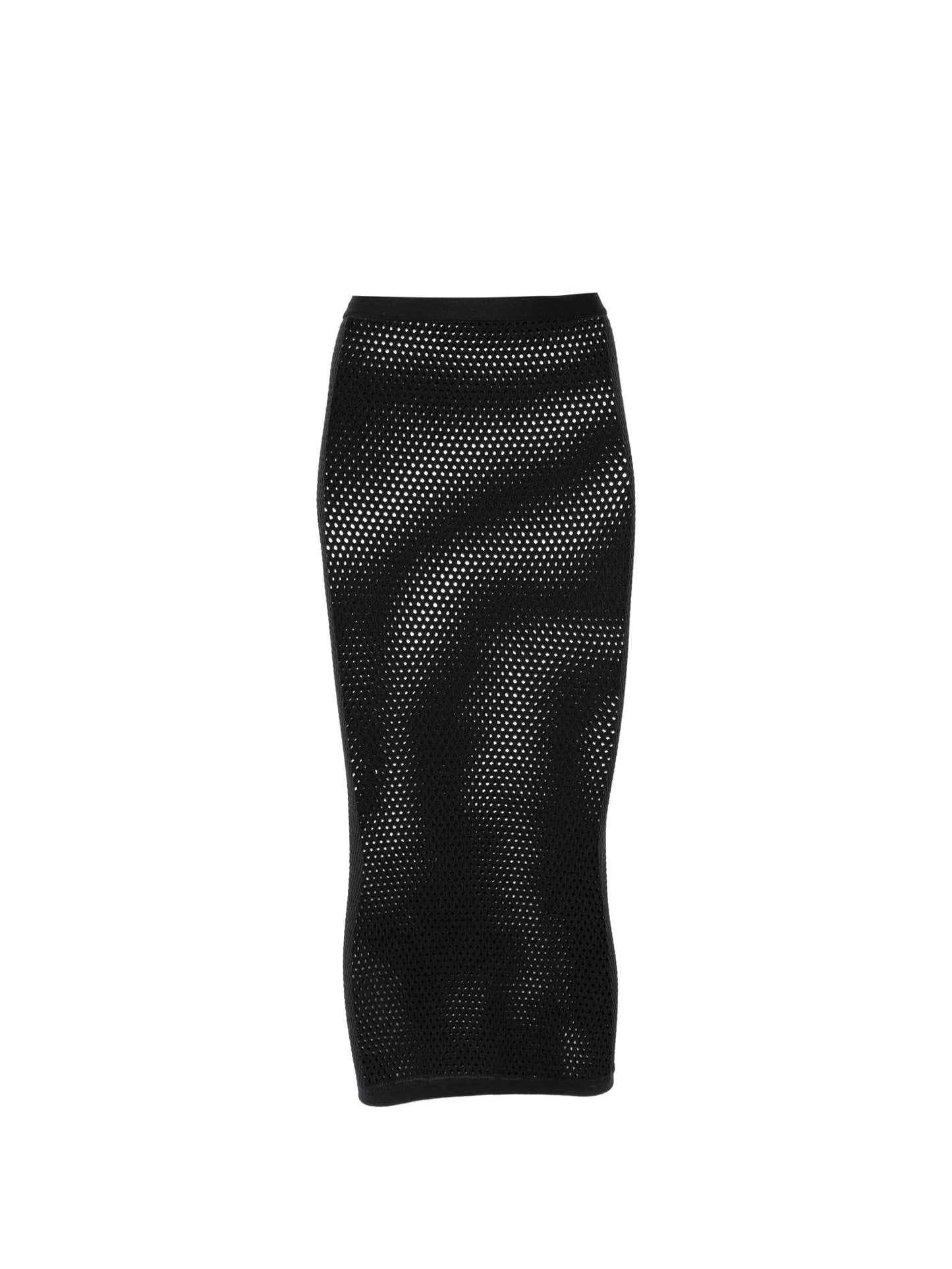 x RHW mesh midi skirt