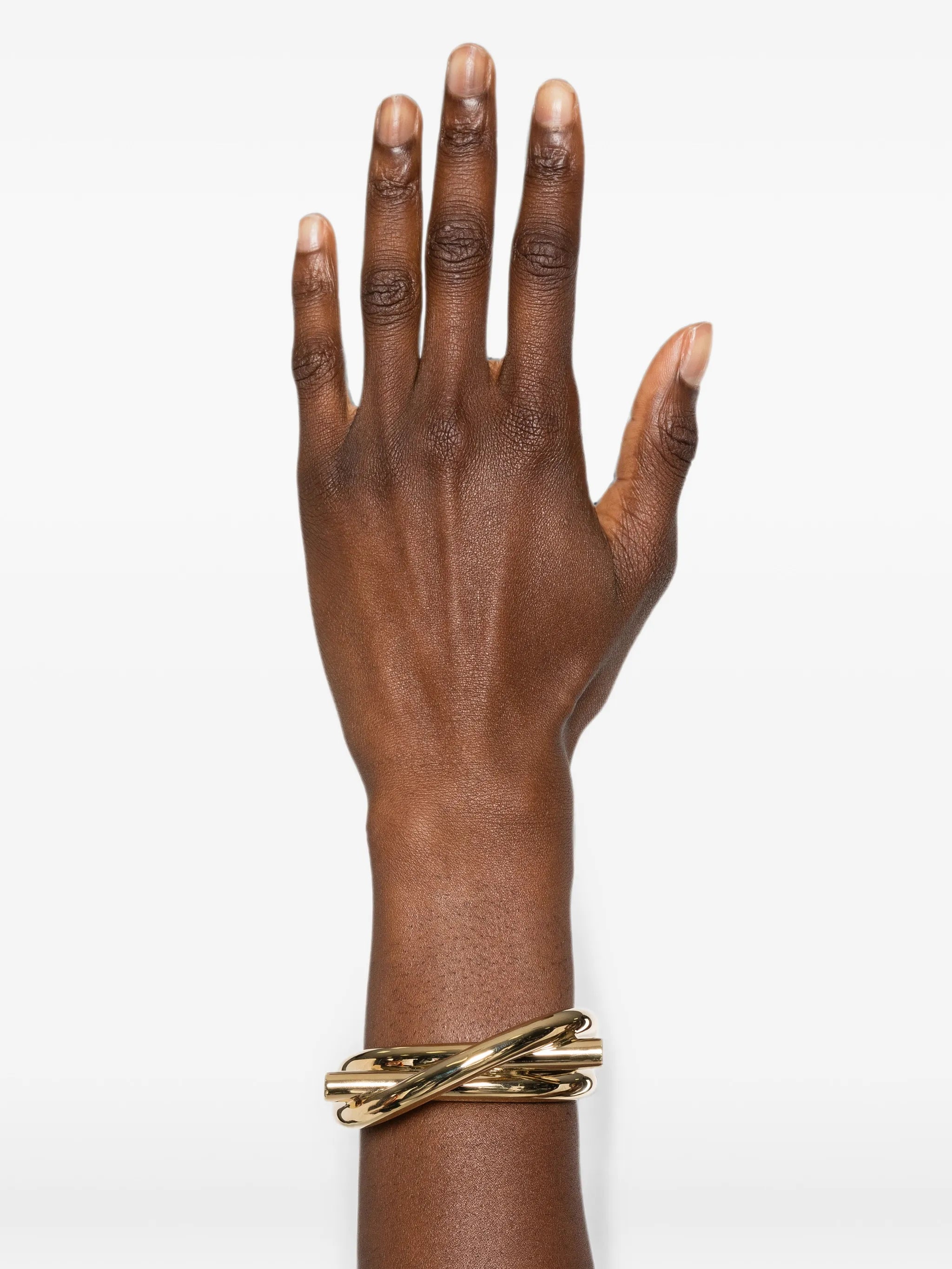 Twisted Gancini cuff bracelet