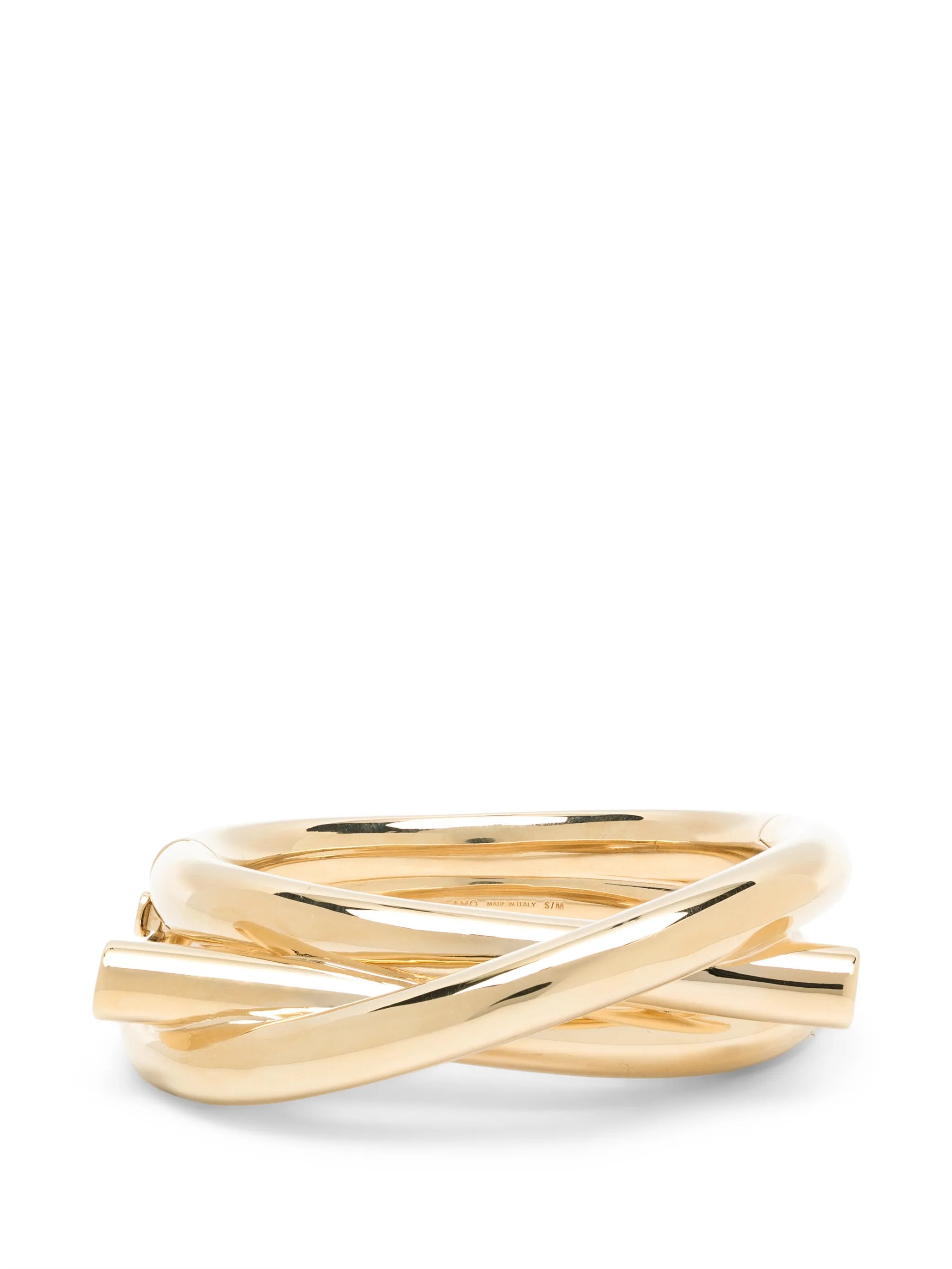 Twisted Gancini cuff bracelet