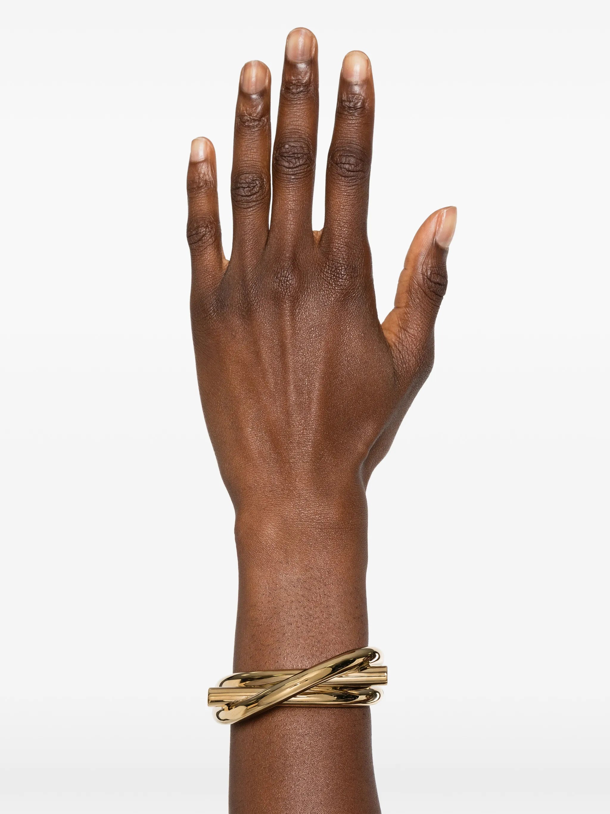 Twisted Gancini cuff bracelet
