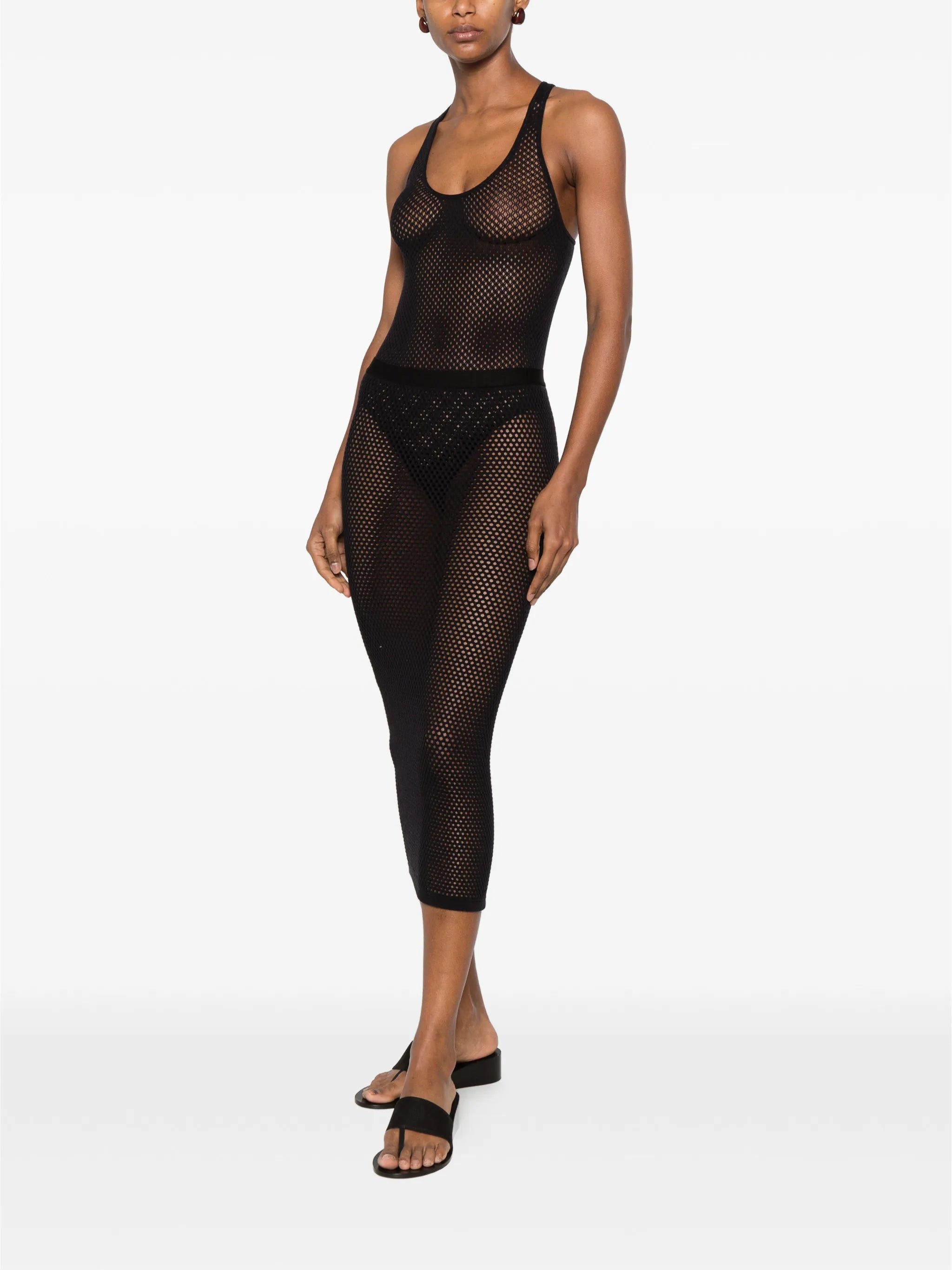 x RHW mesh bodysuit