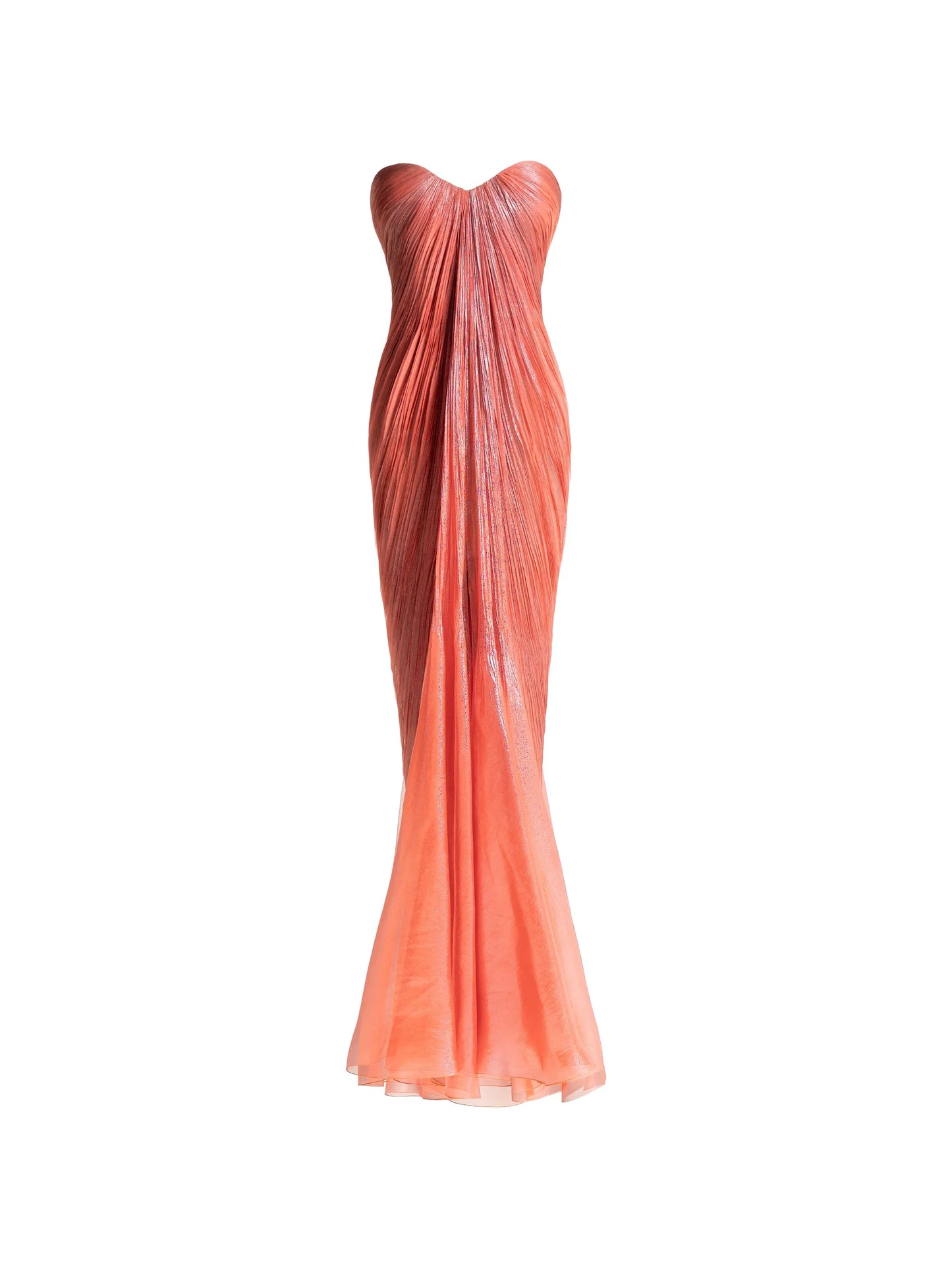 Victoria ruched maxi dress