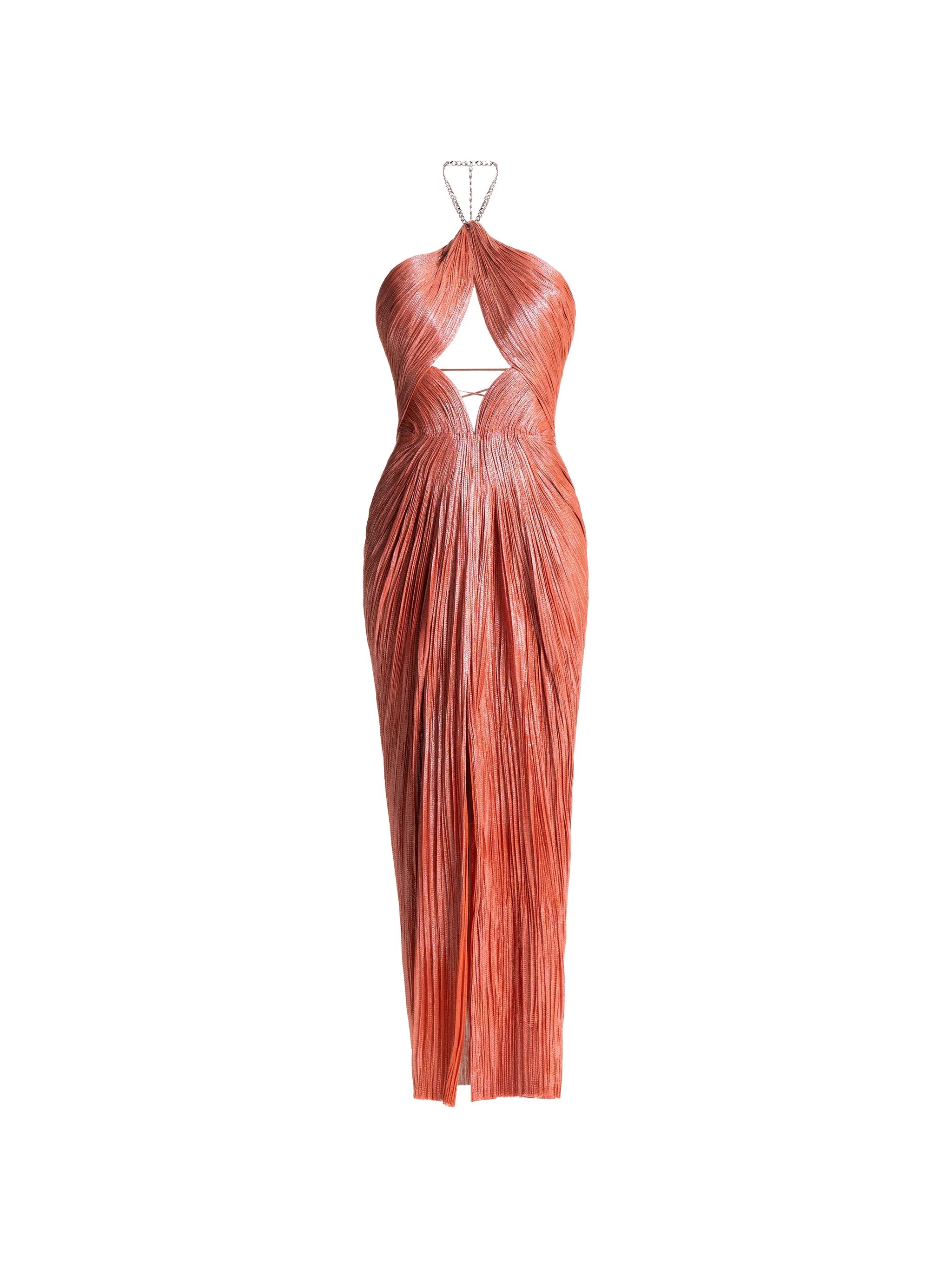 Adriana cut-out midi dress