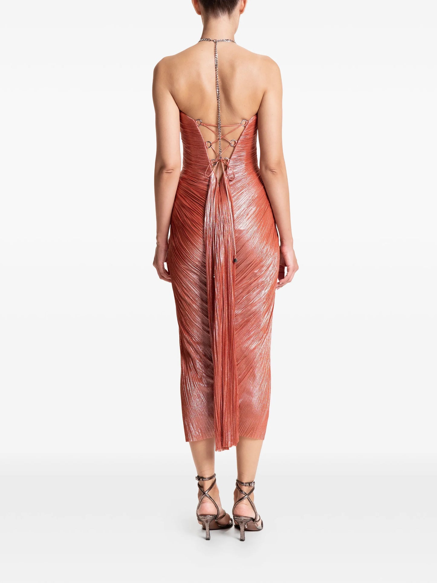 Adriana cut-out midi dress