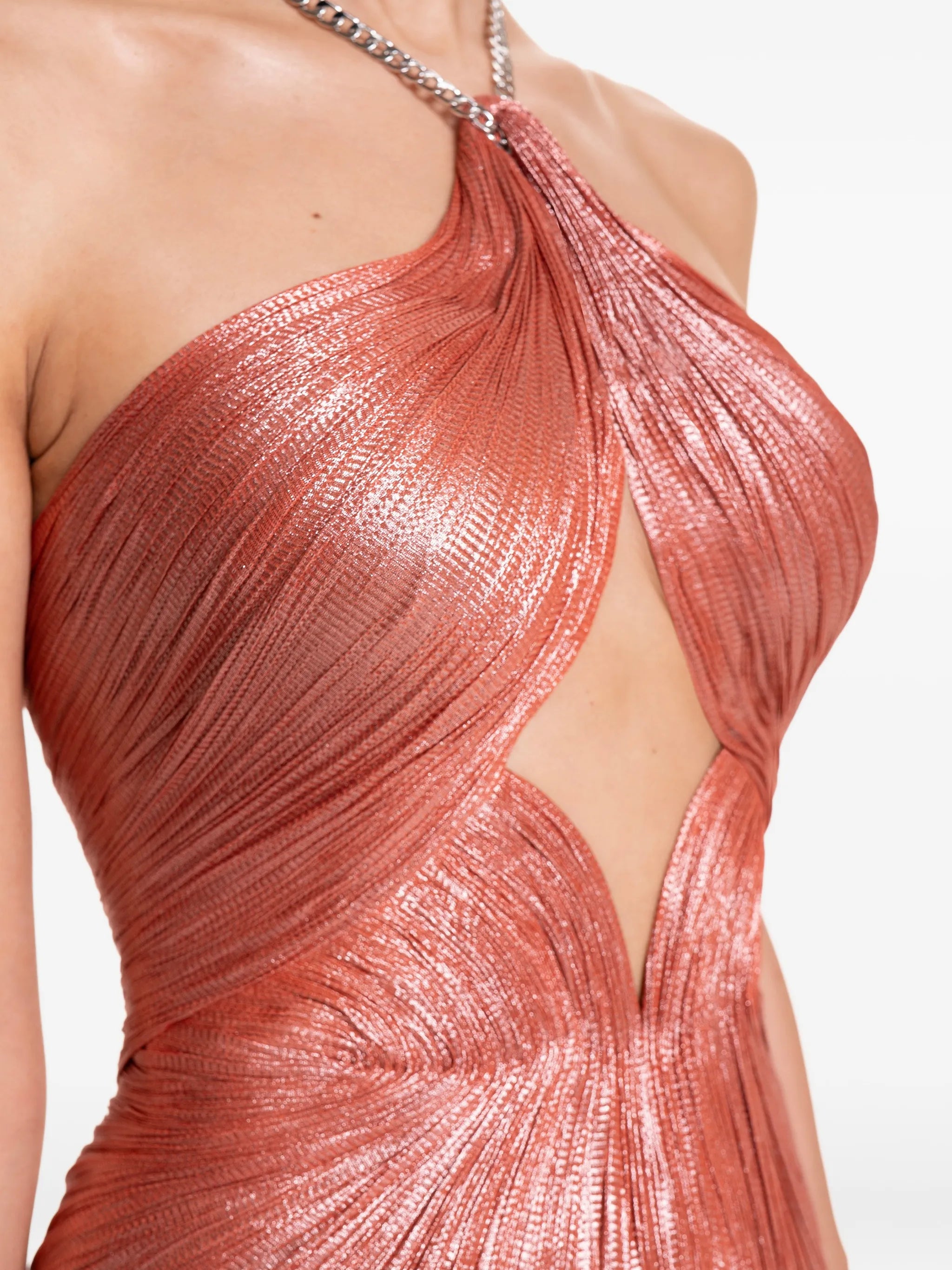Adriana cut-out midi dress