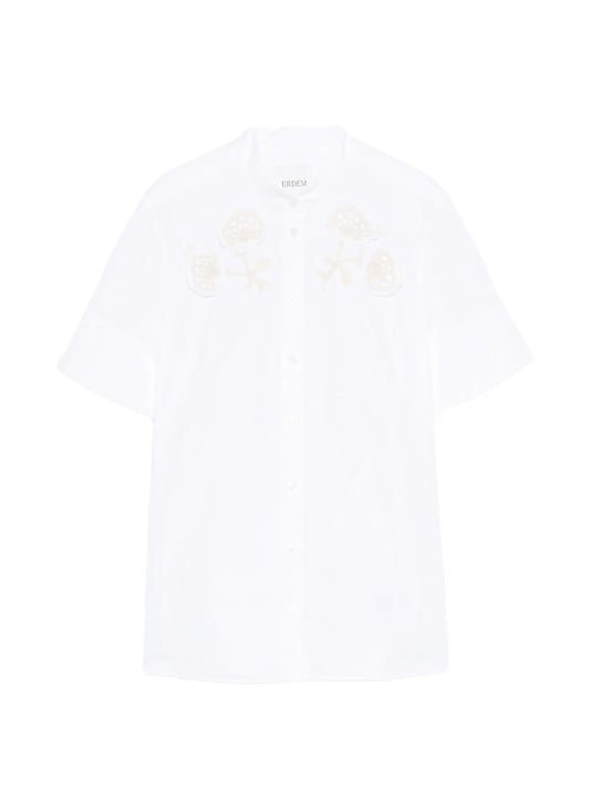 appliqué short-sleeve shirt