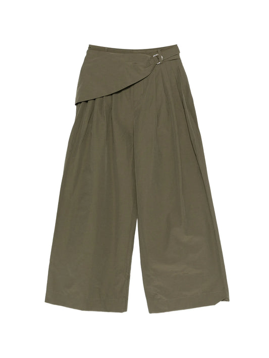 Fabia pleated draped trousers