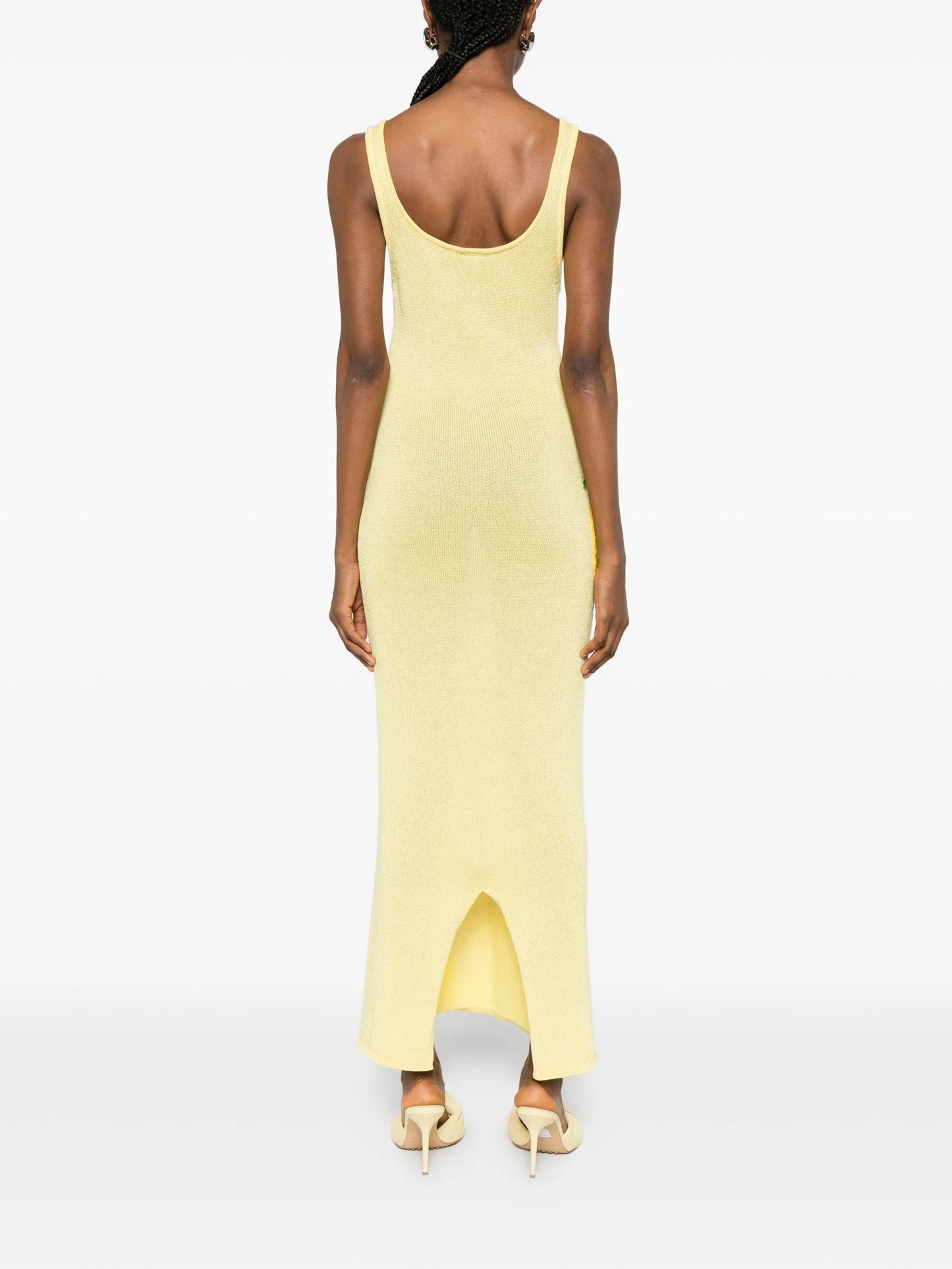 Citron knitted maxi dress