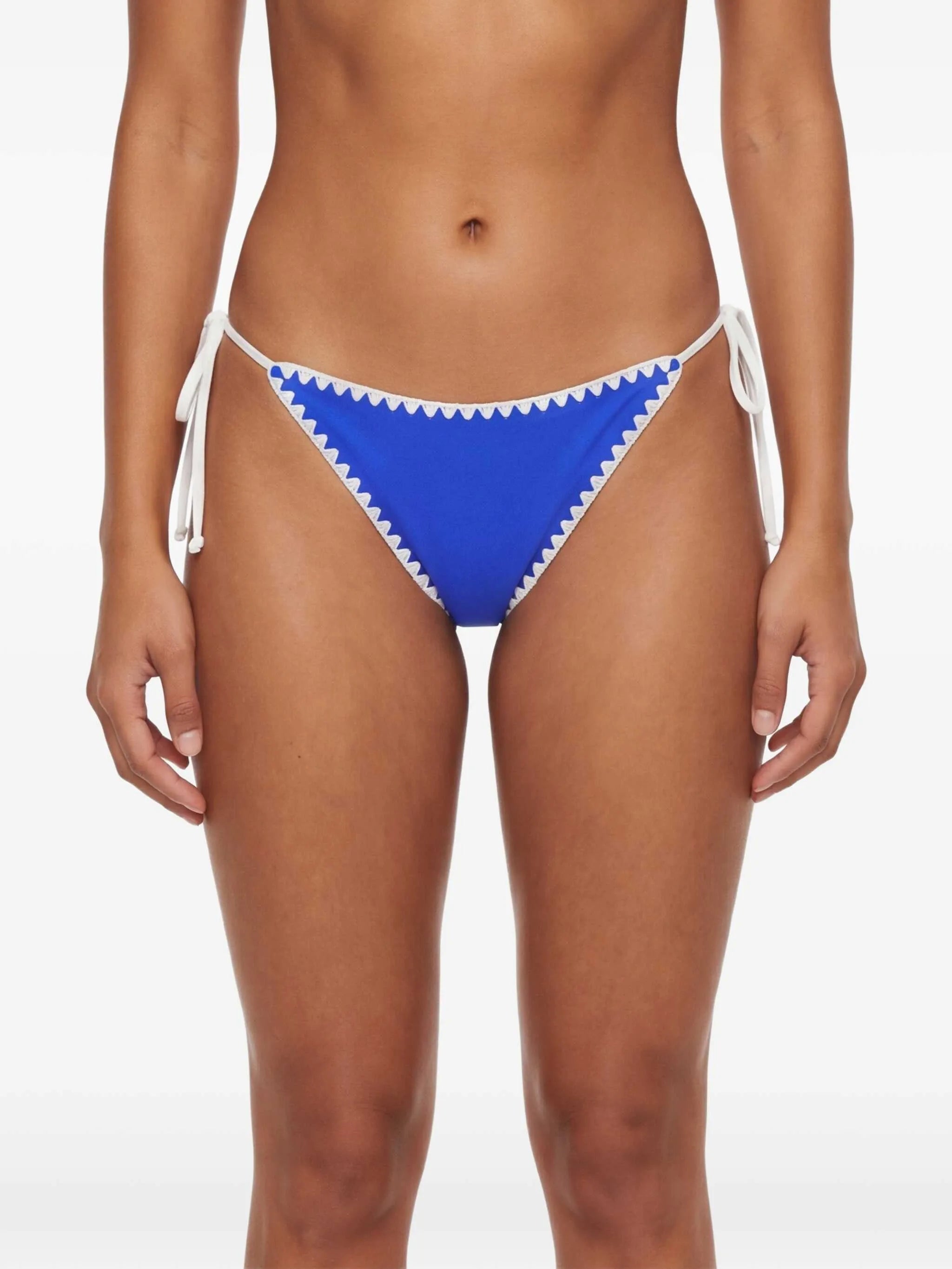 Lucy crochet-trim bikini bottom