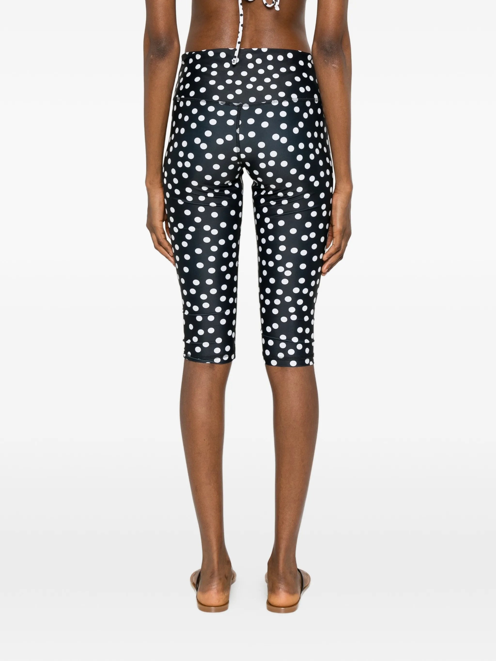 Capri polka-dot shorts
