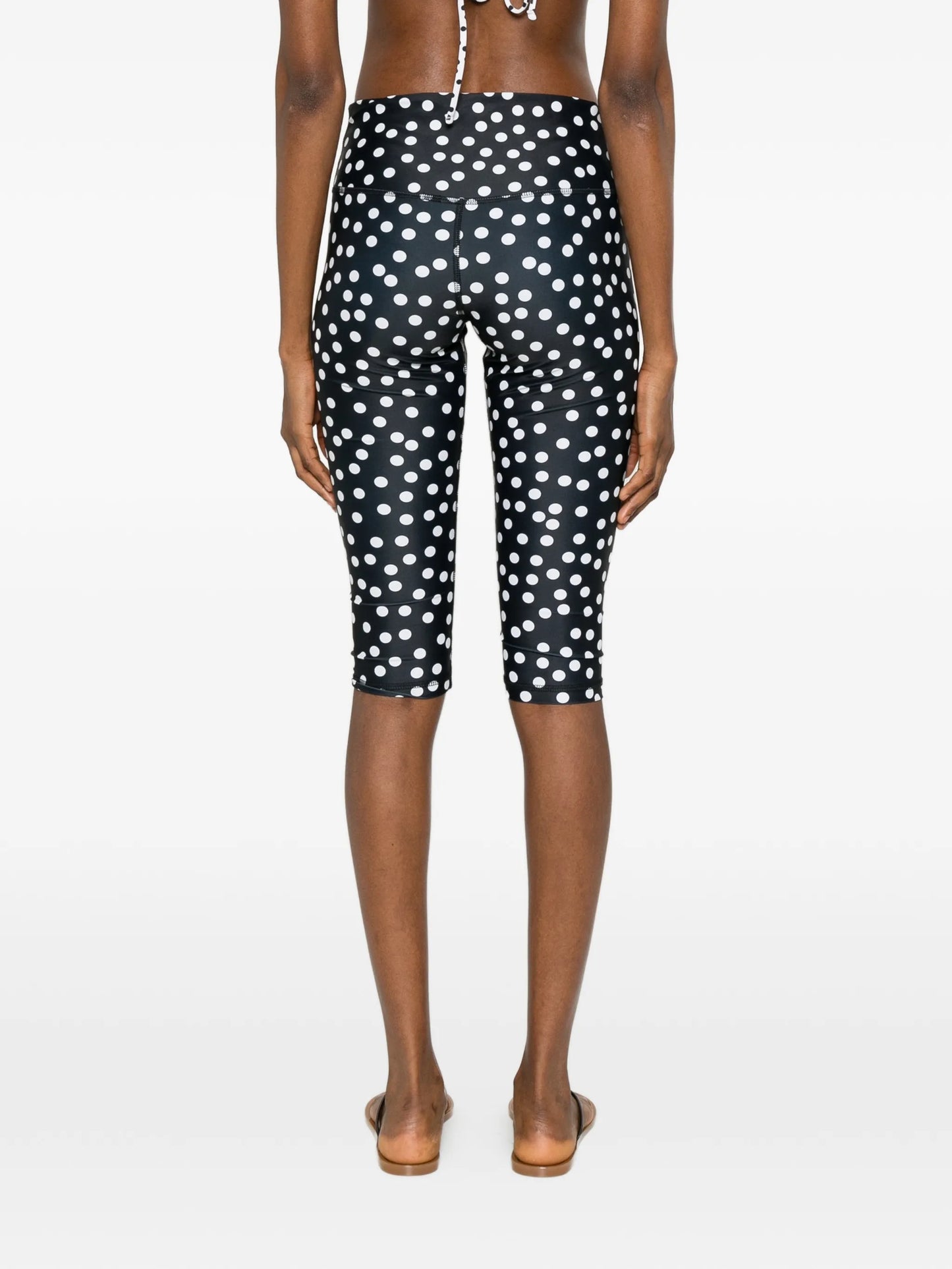 Capri polka-dot shorts