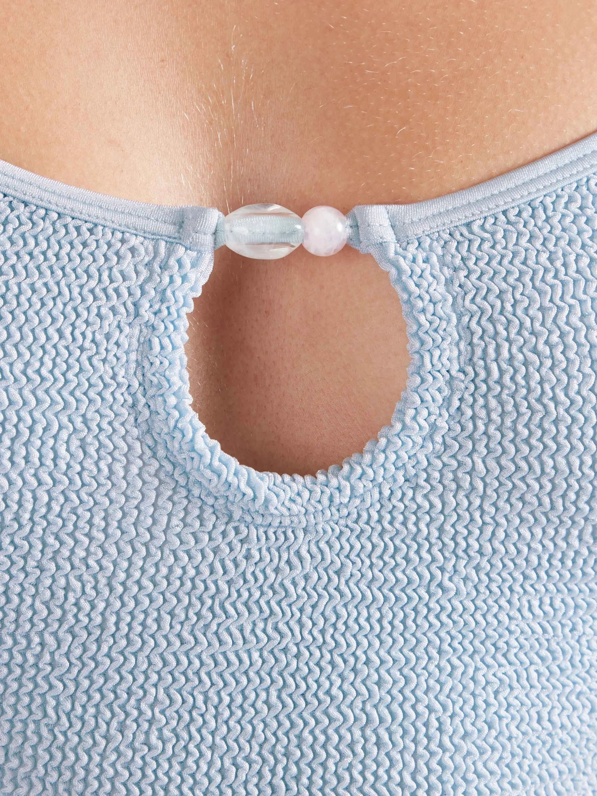 Mia beaded crinkle swimsuit