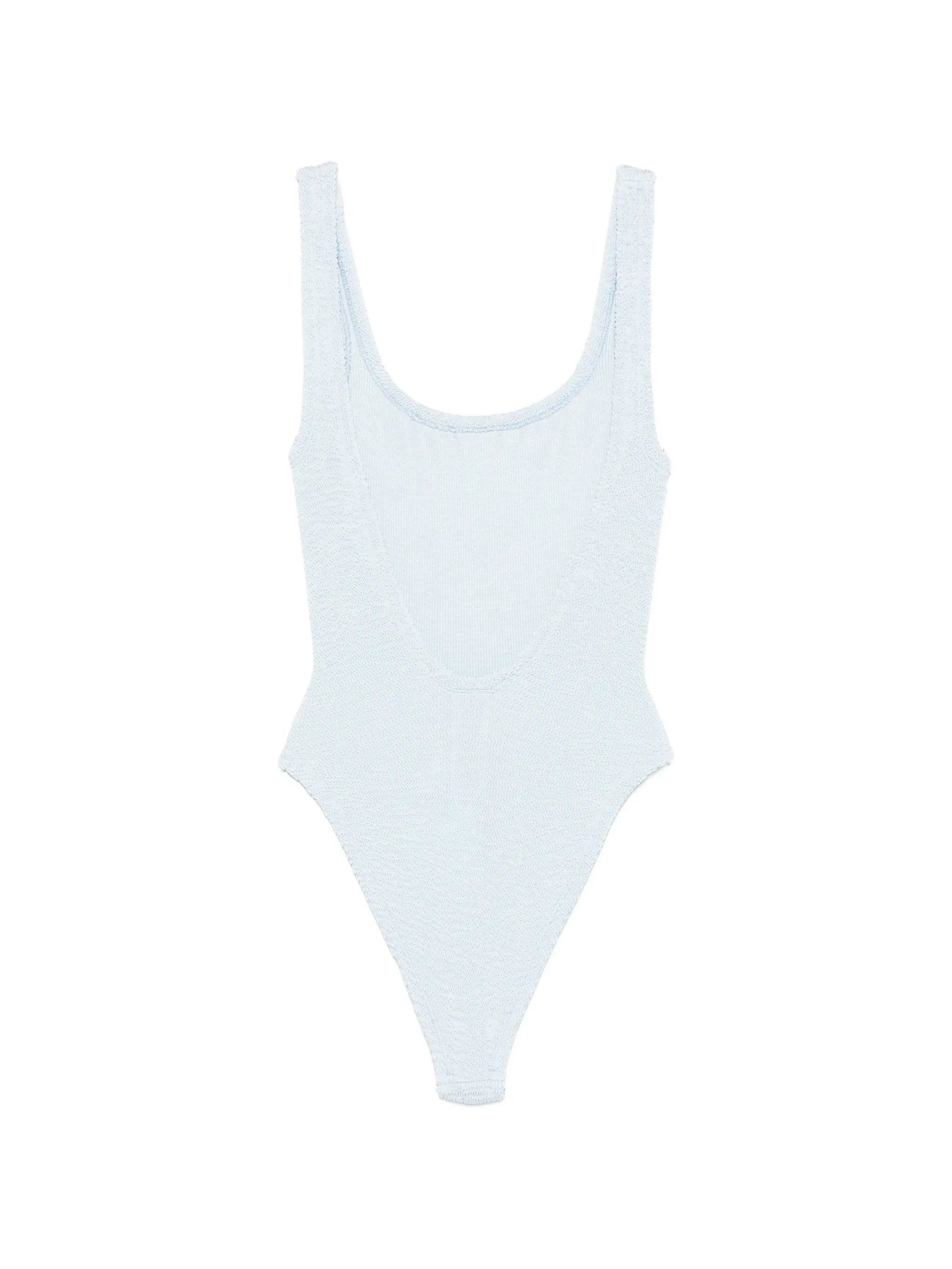 square-neck swimsuit