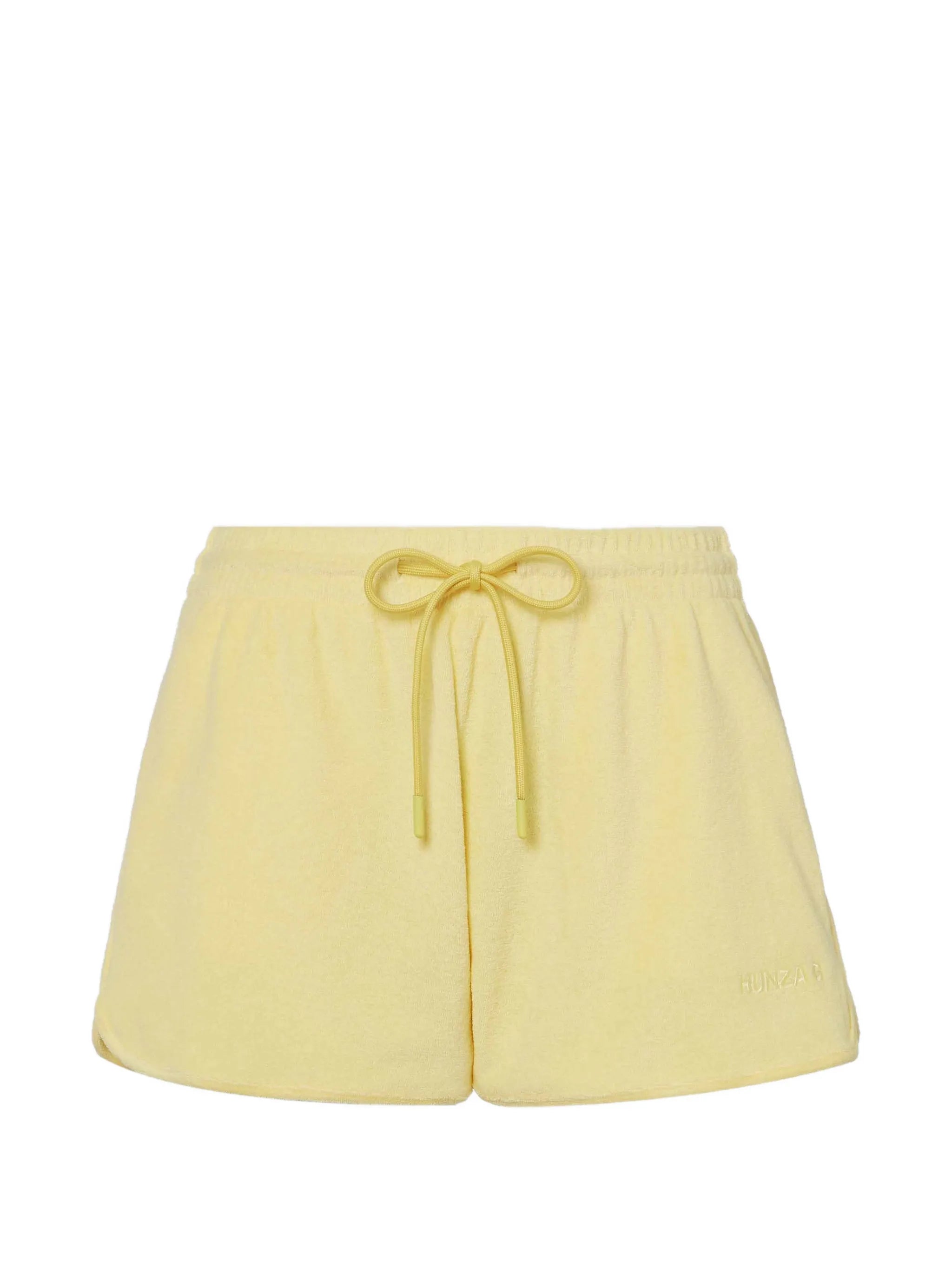 towelling drawstring shorts
