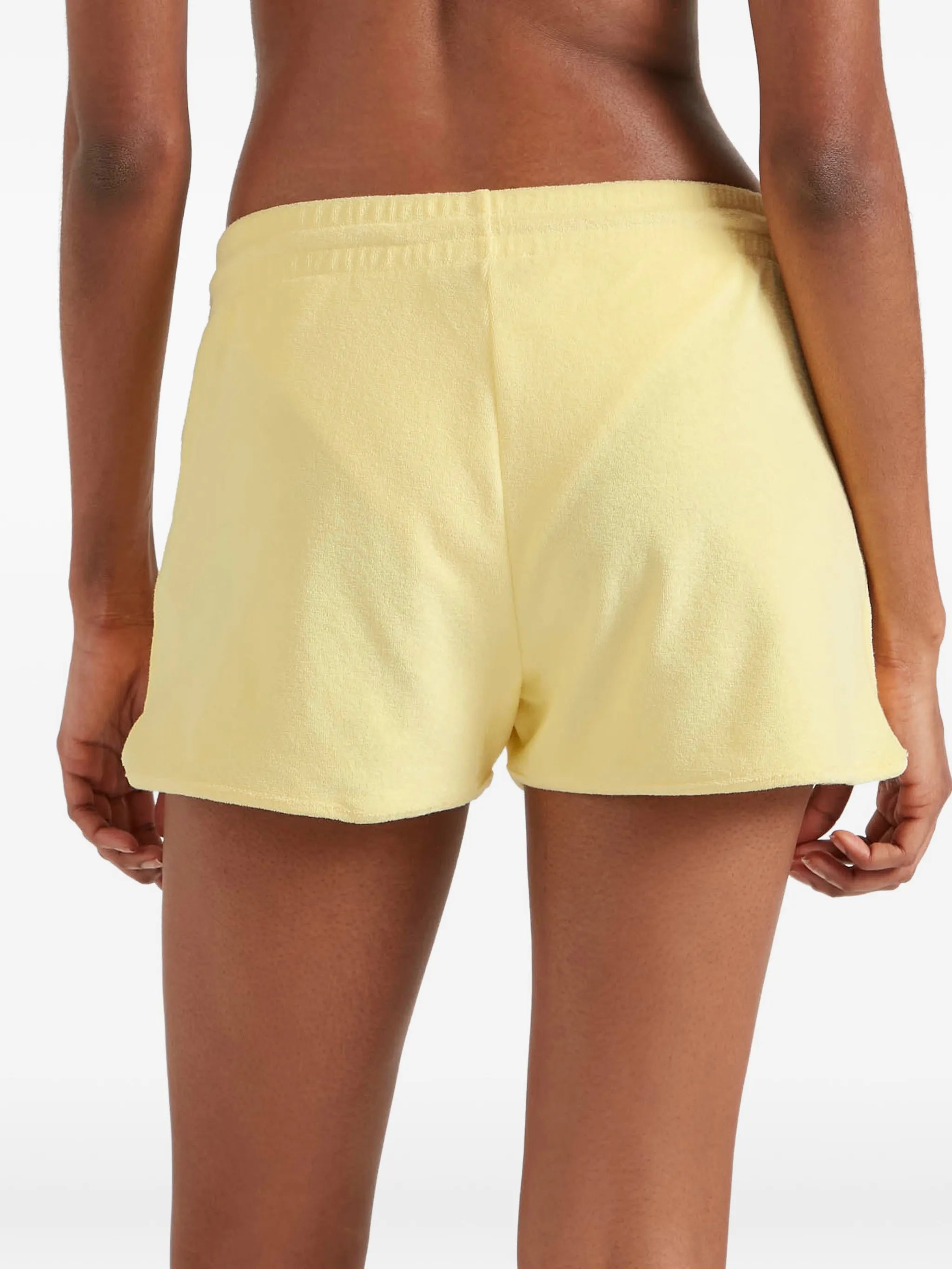 towelling drawstring shorts