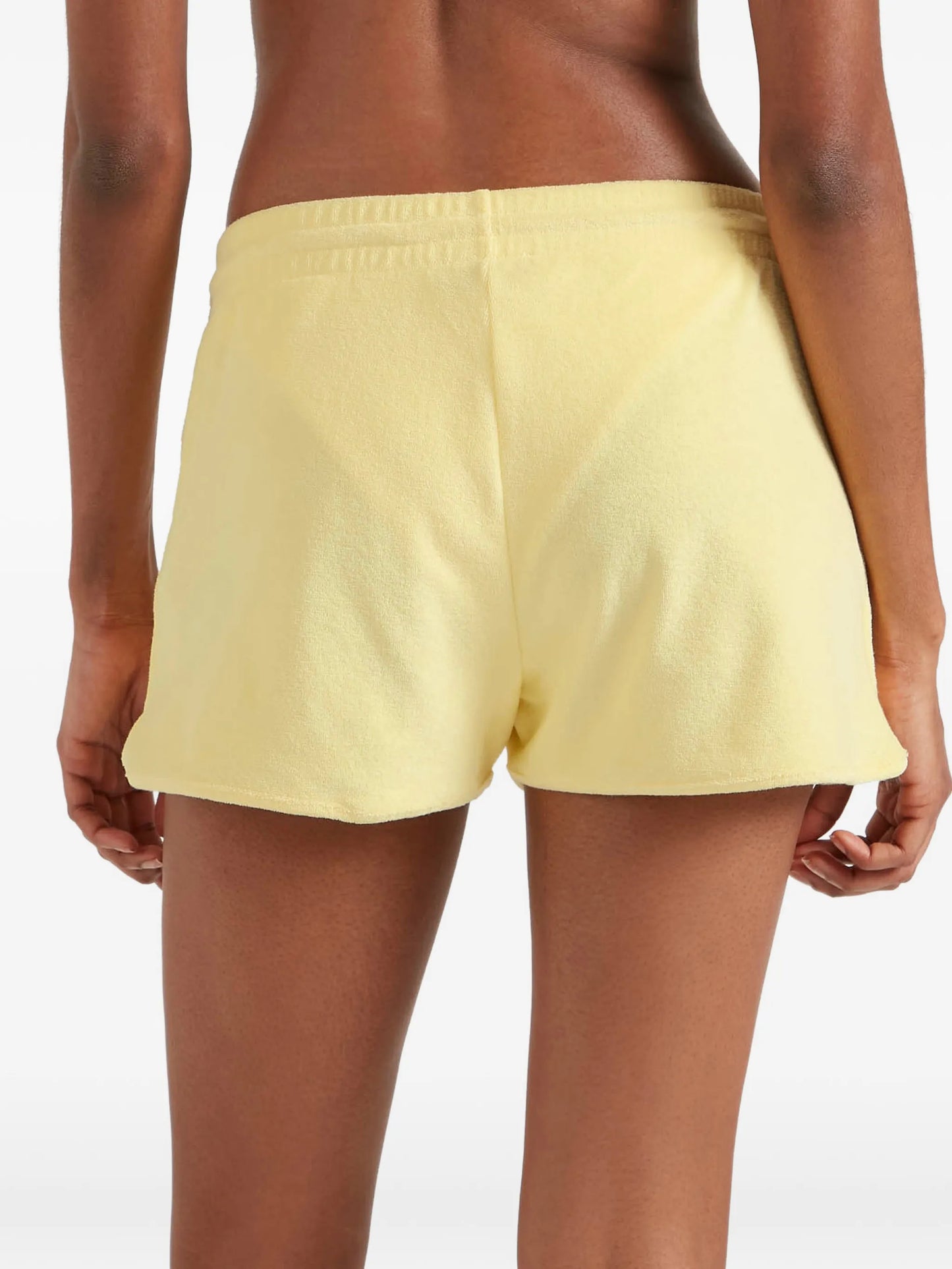 towelling drawstring shorts