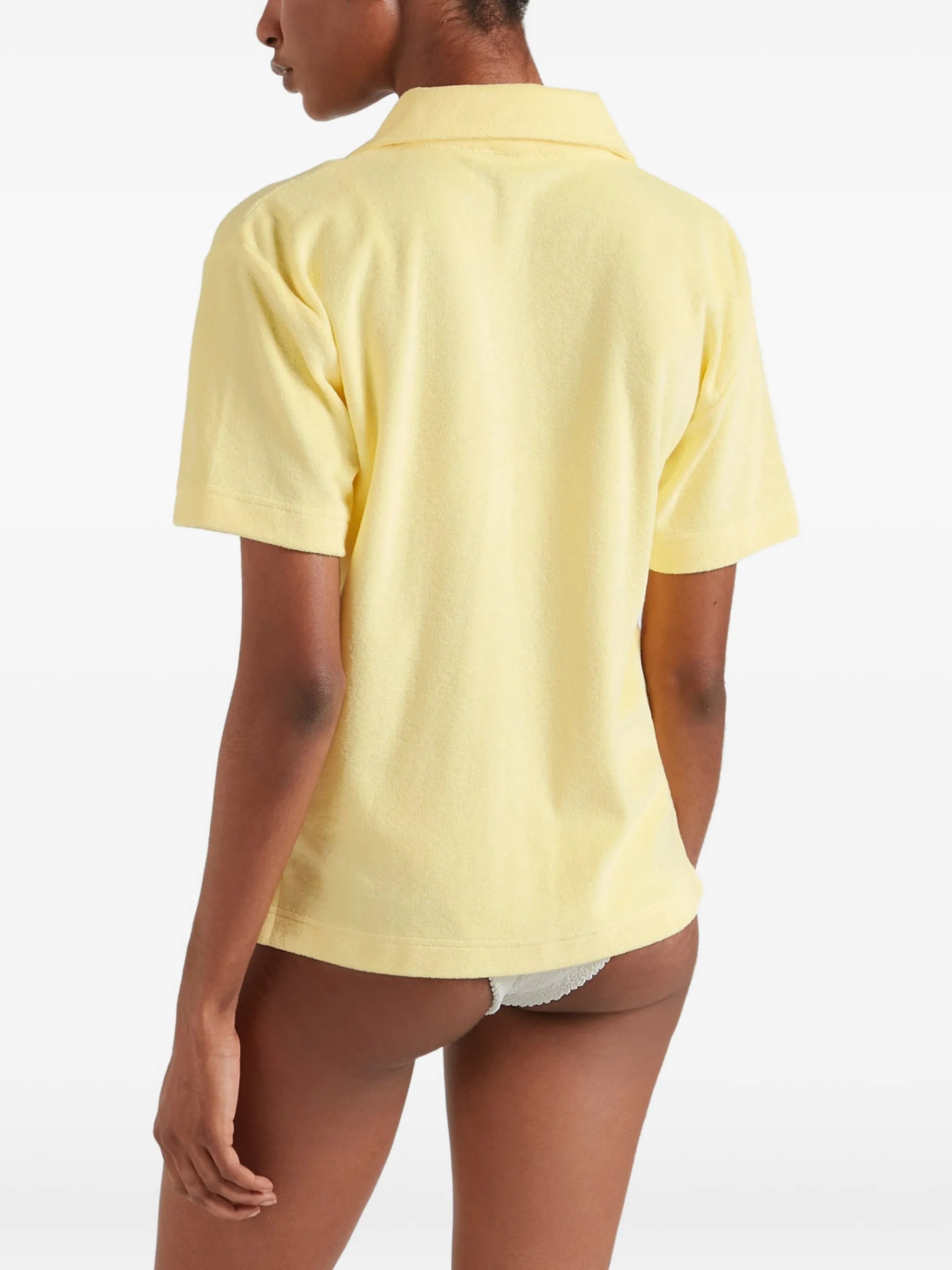 Towelling resort shirt