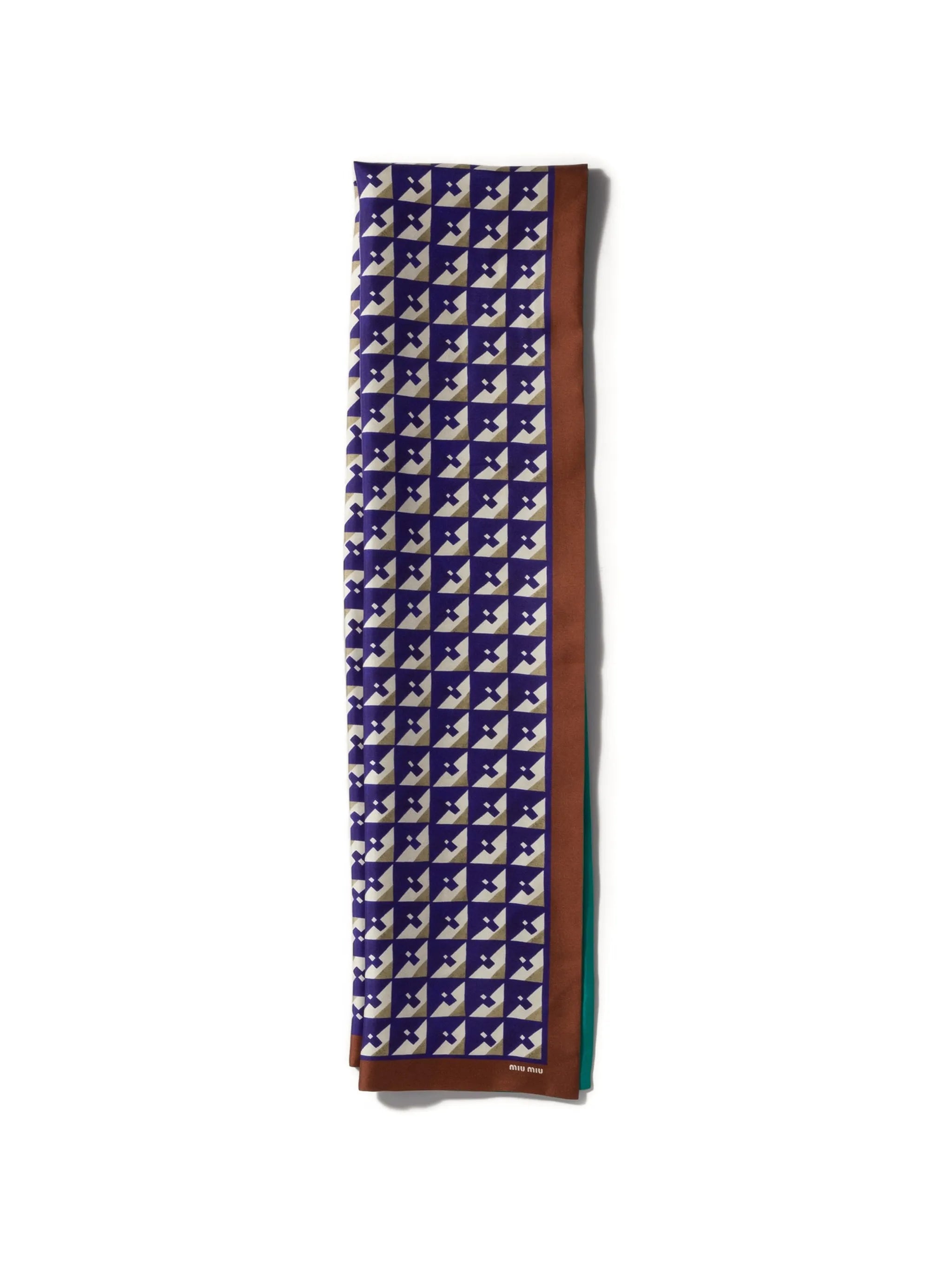 printed silk scarf