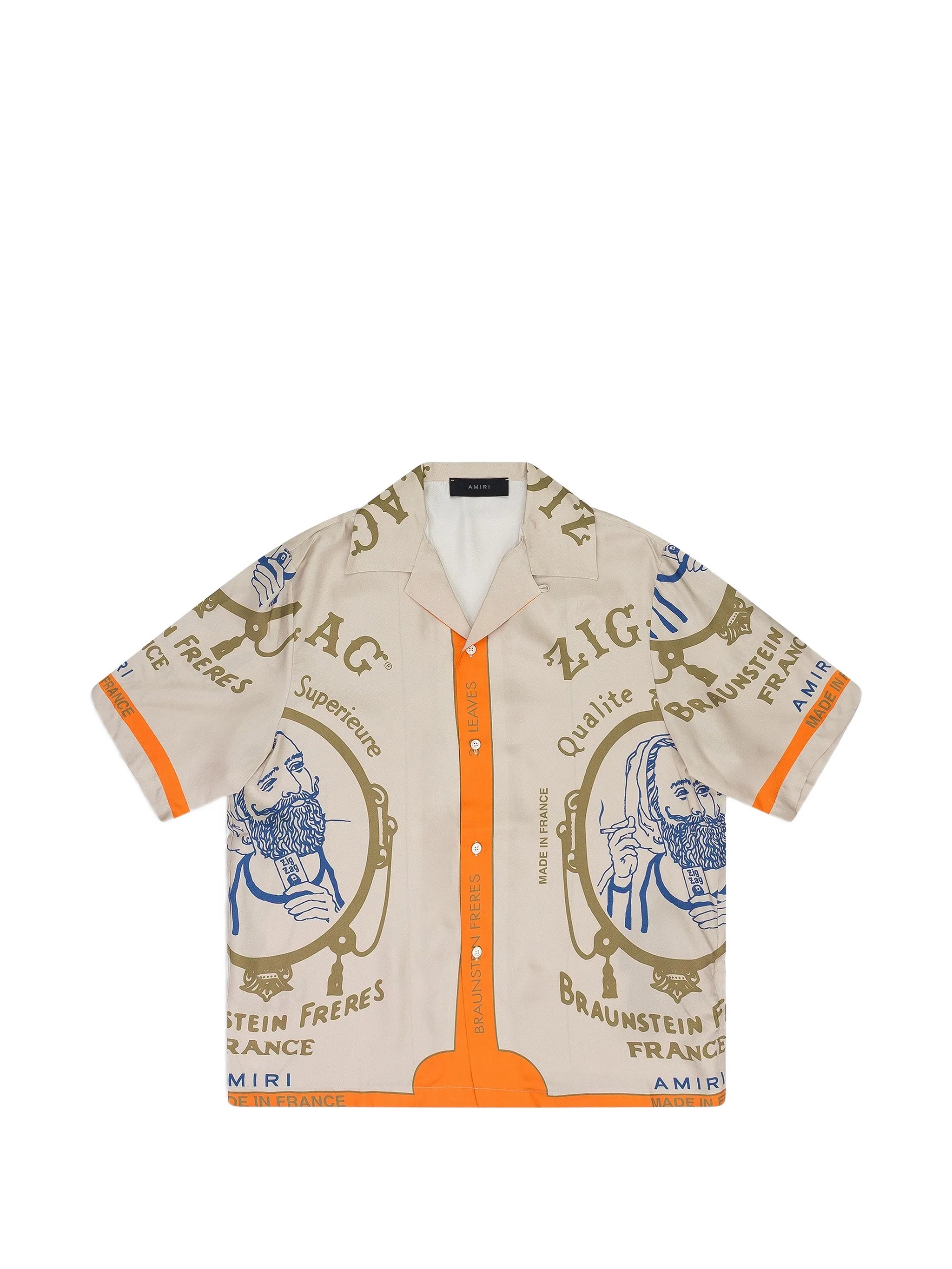 Amiri Zig Zag Rolling Paper shirt