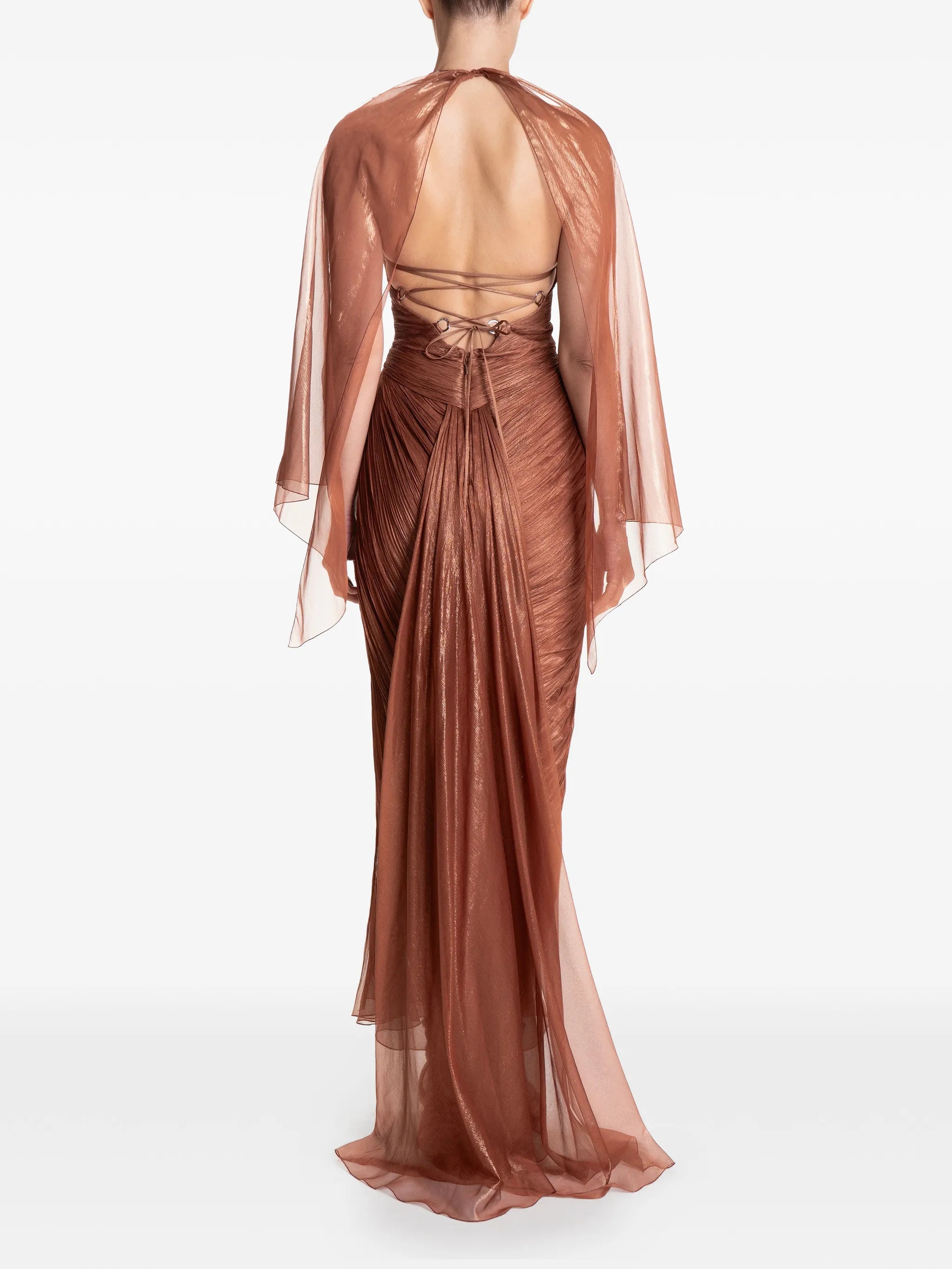 Milagros sleeveless slit maxi dress