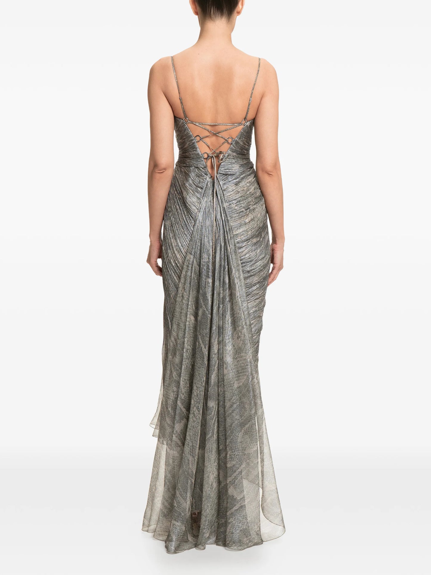 Rio sleeveless slit midi dress