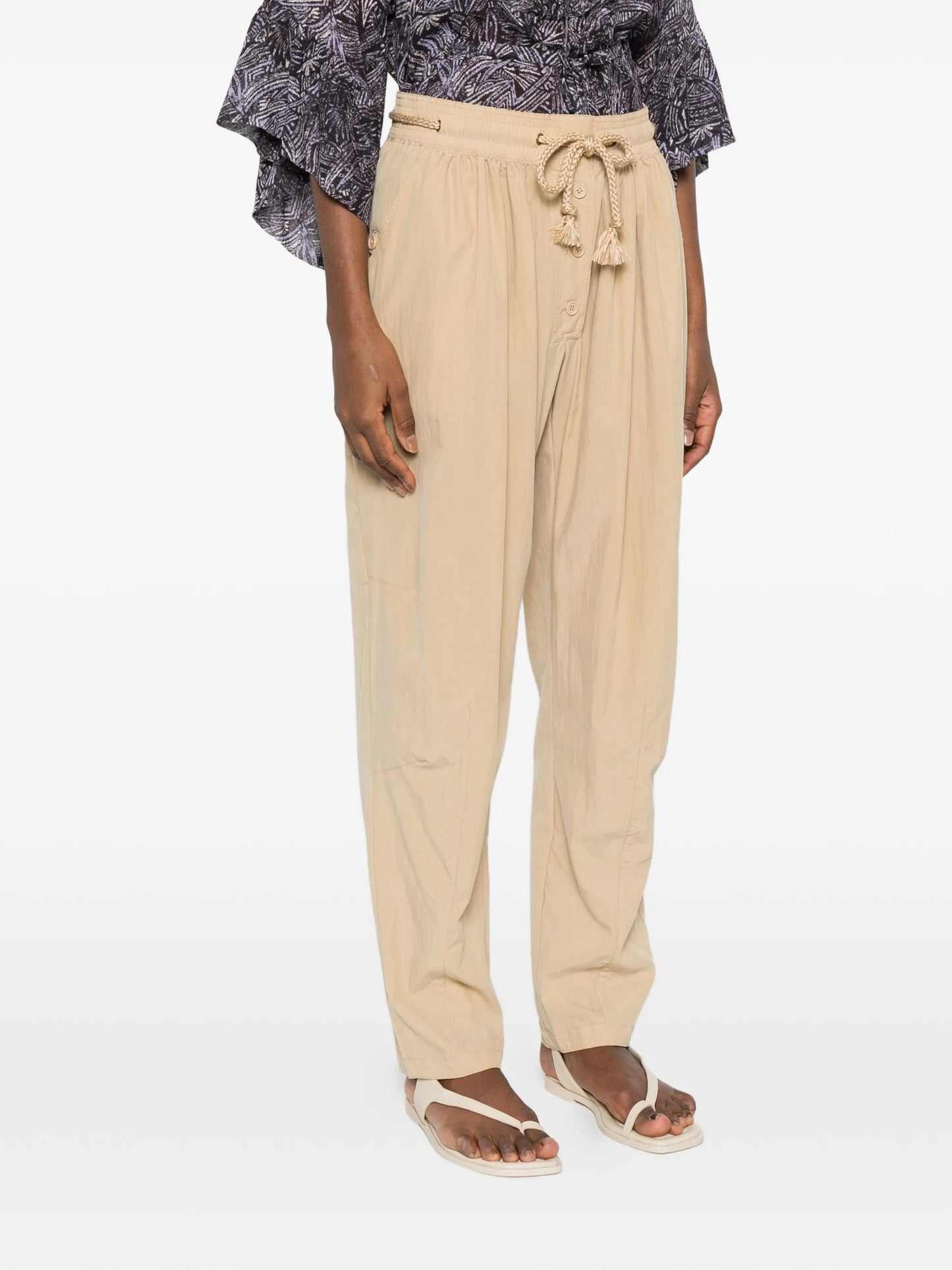 Falcona straight-leg trousers