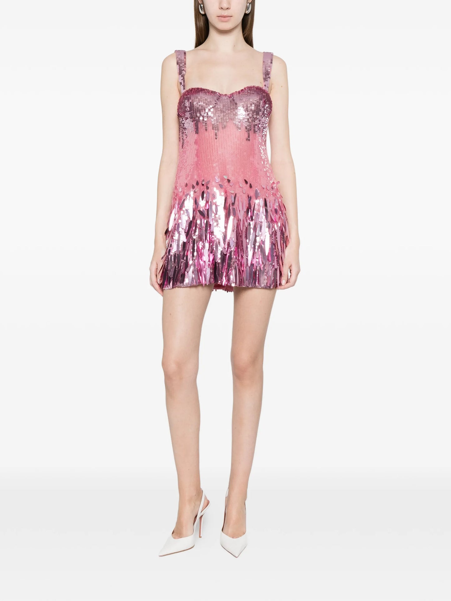 Solstise sequin fringe mini dress