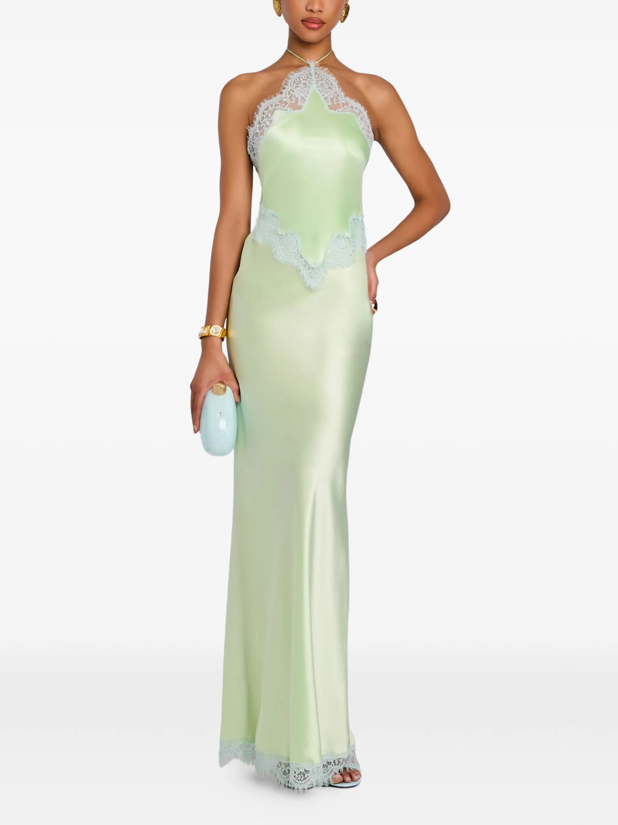 Everly lace-trim dress