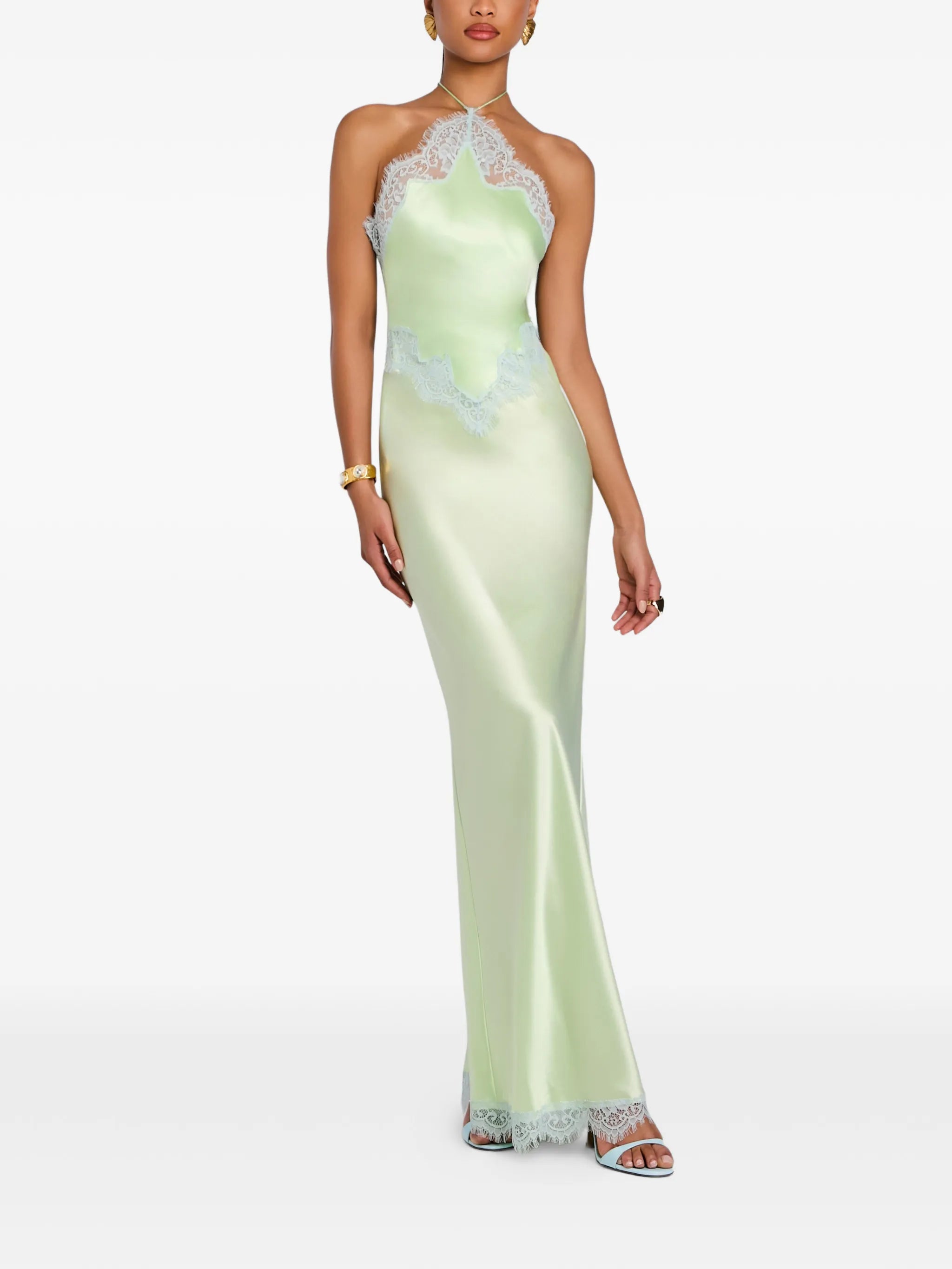 Everly lace-trim dress