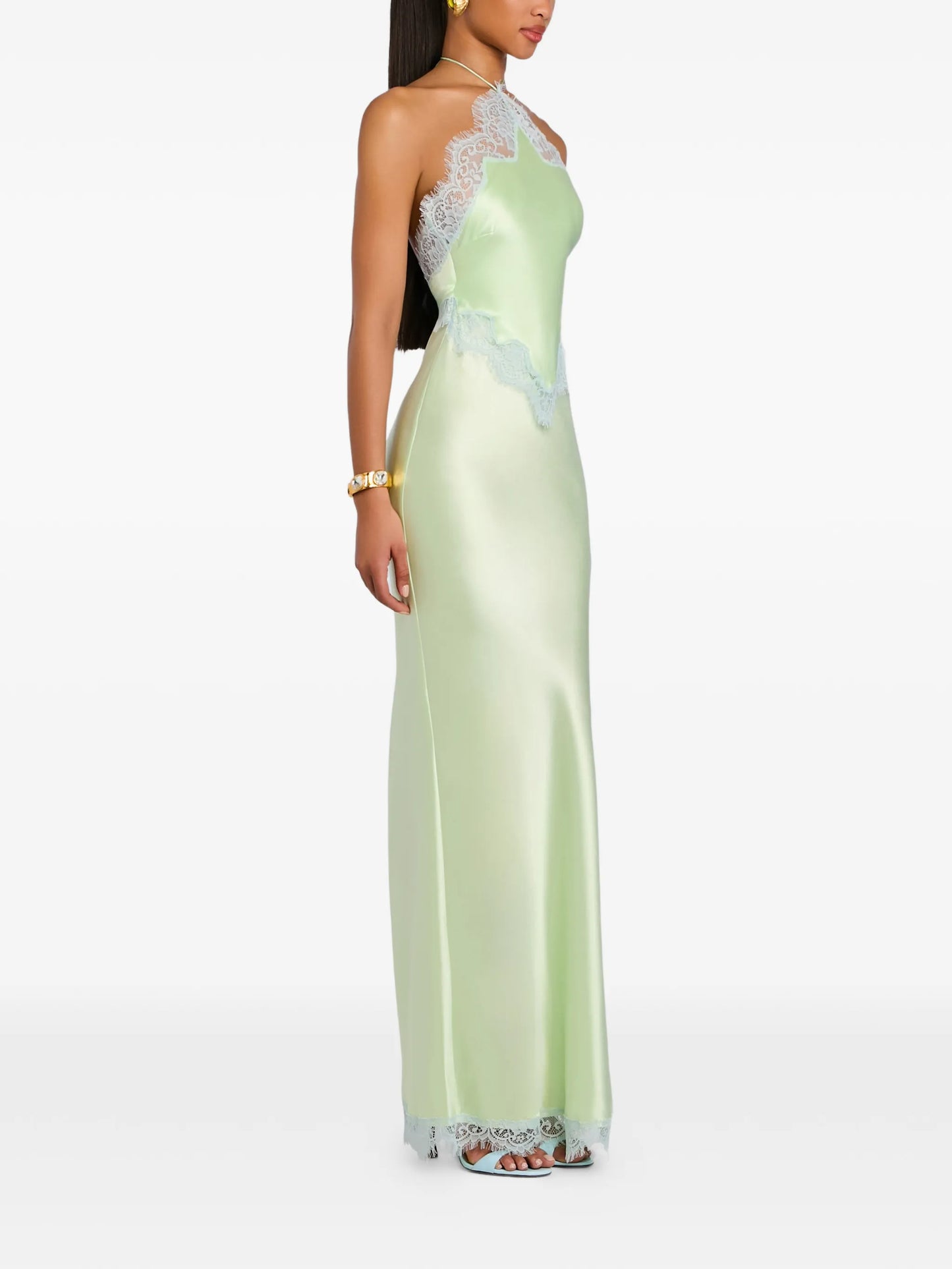 Everly lace-trim dress