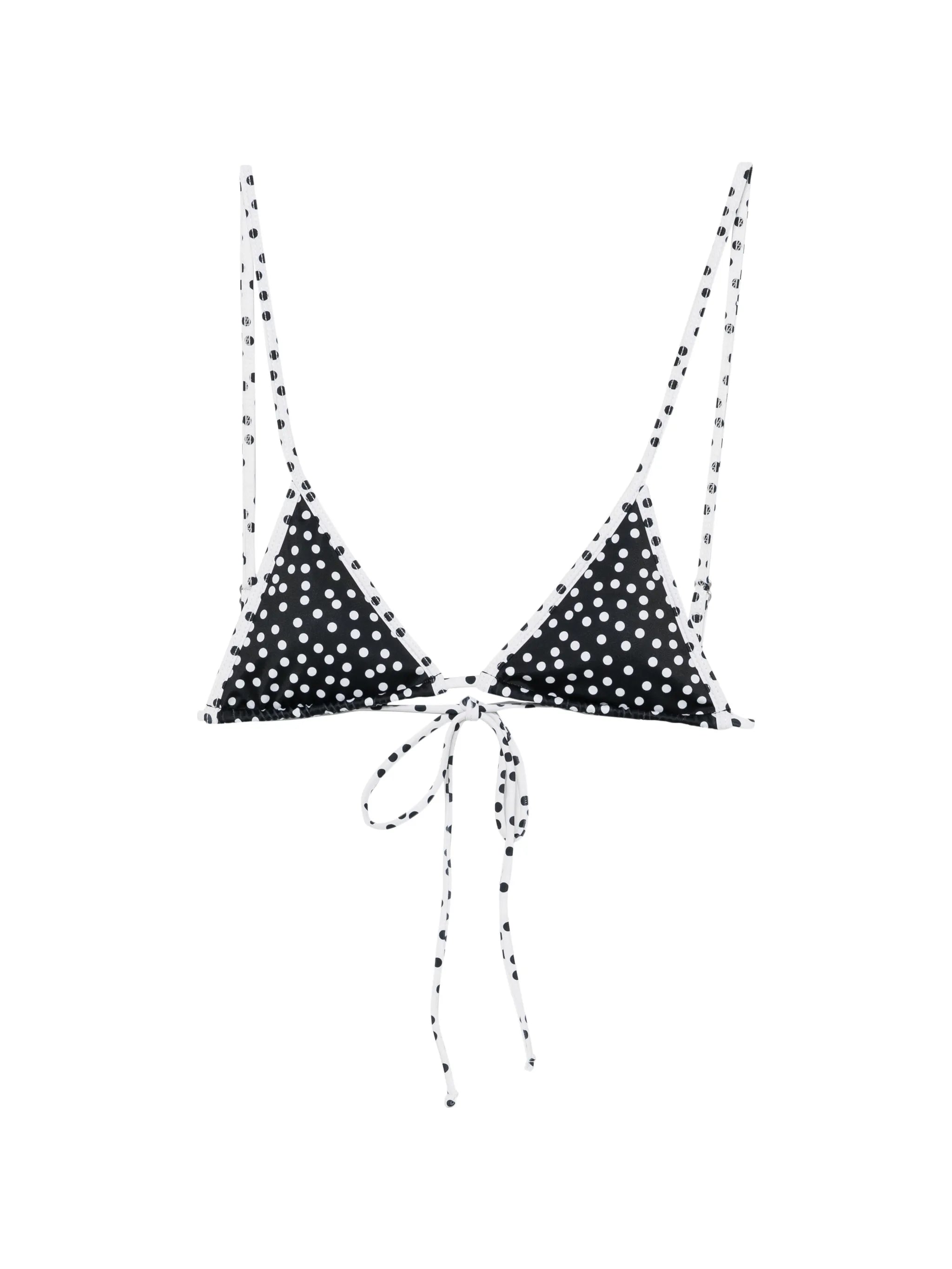 Cynthia polka-dot bikini top
