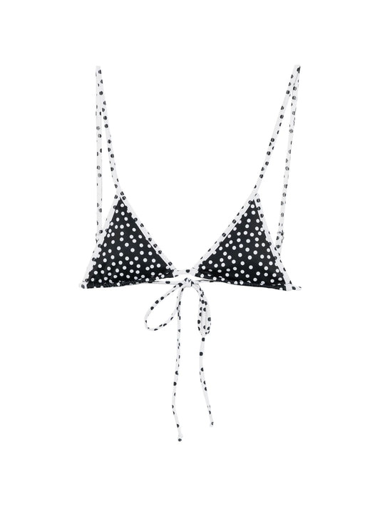 Cynthia polka-dot bikini top