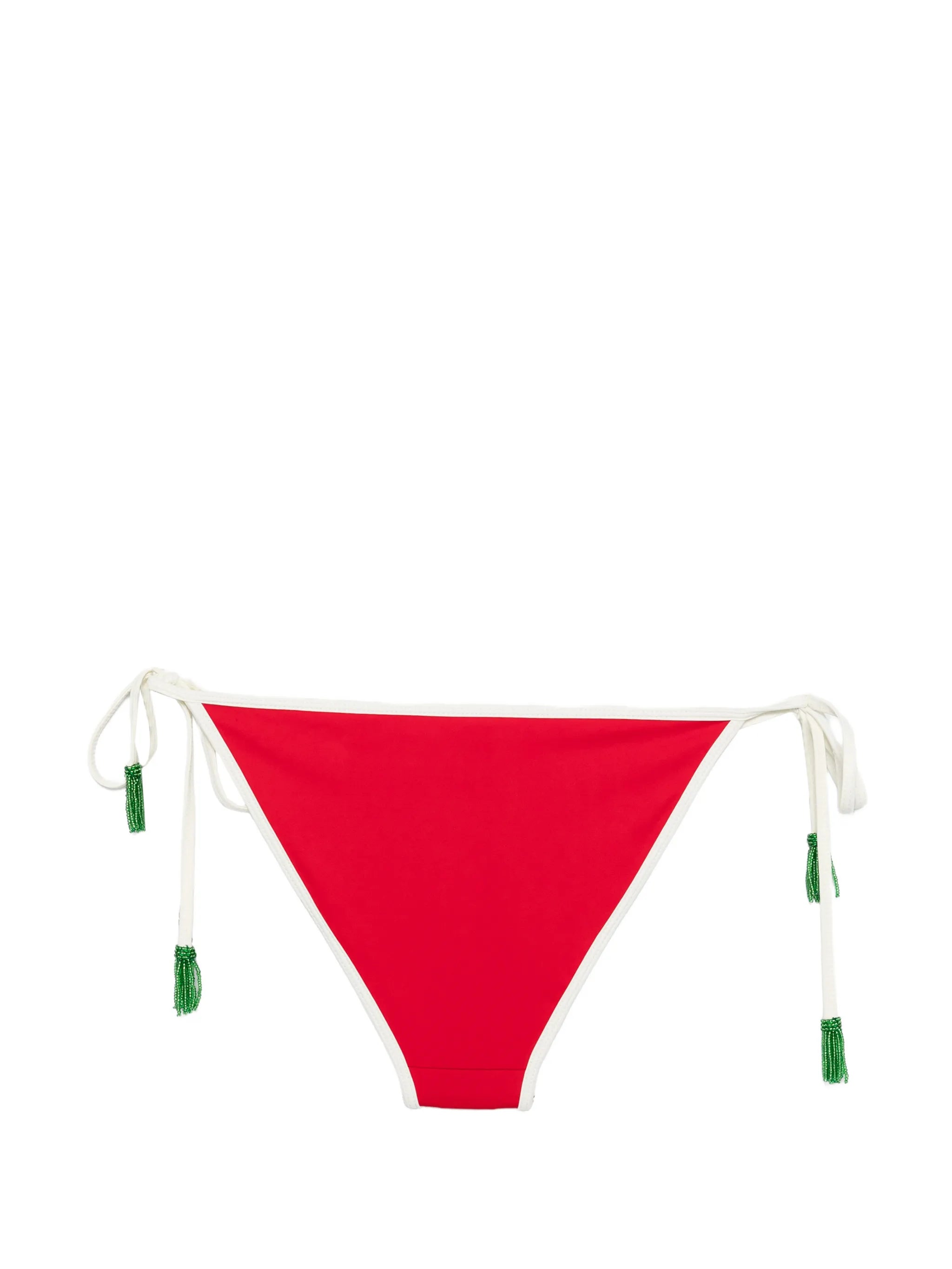 beaded-tassel bikini bottoms