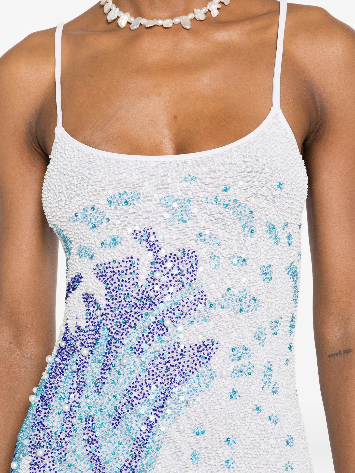 sequin-embellished La Surf dress