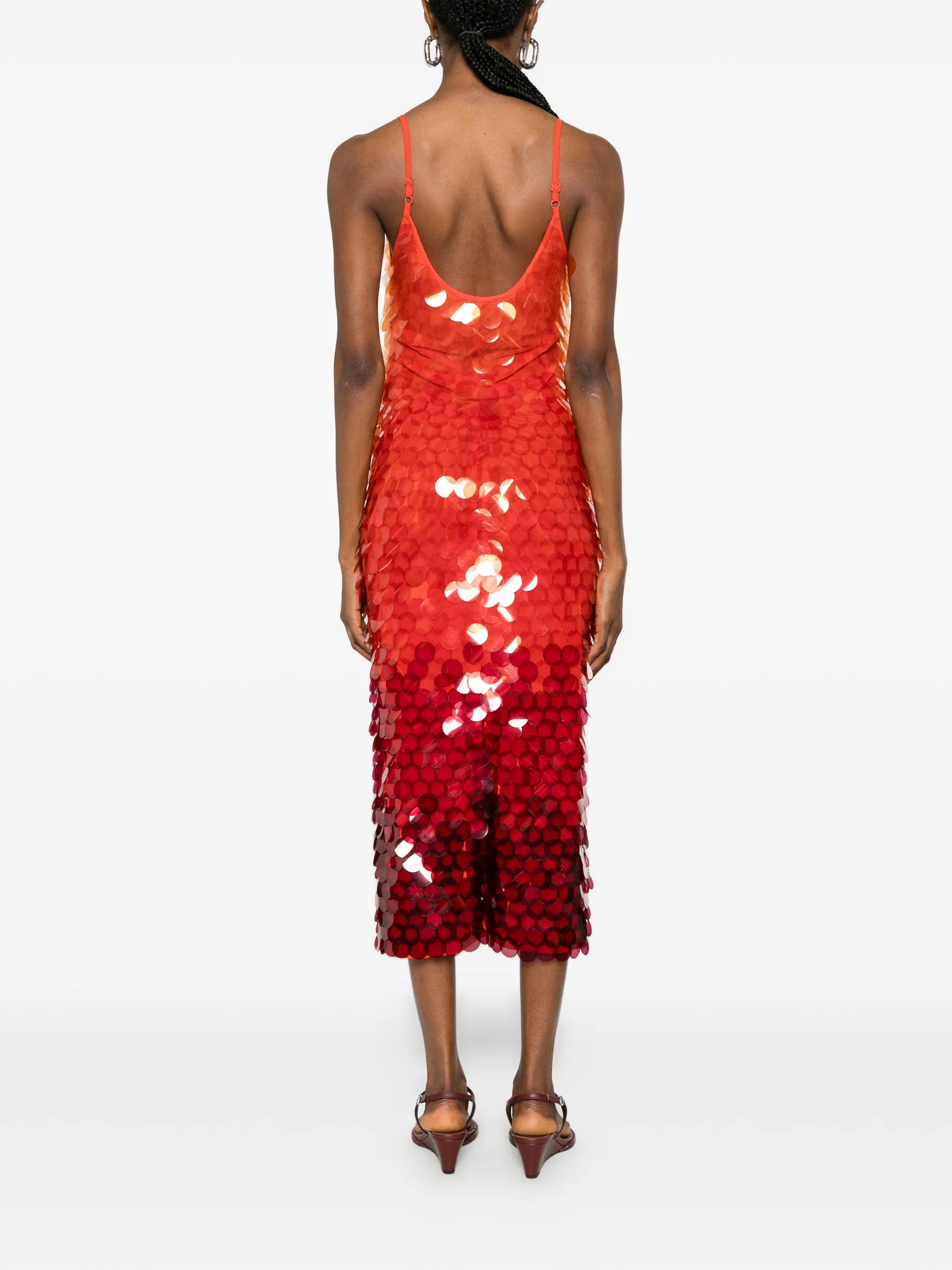 Paloma sequin-embellishmentt midi dress