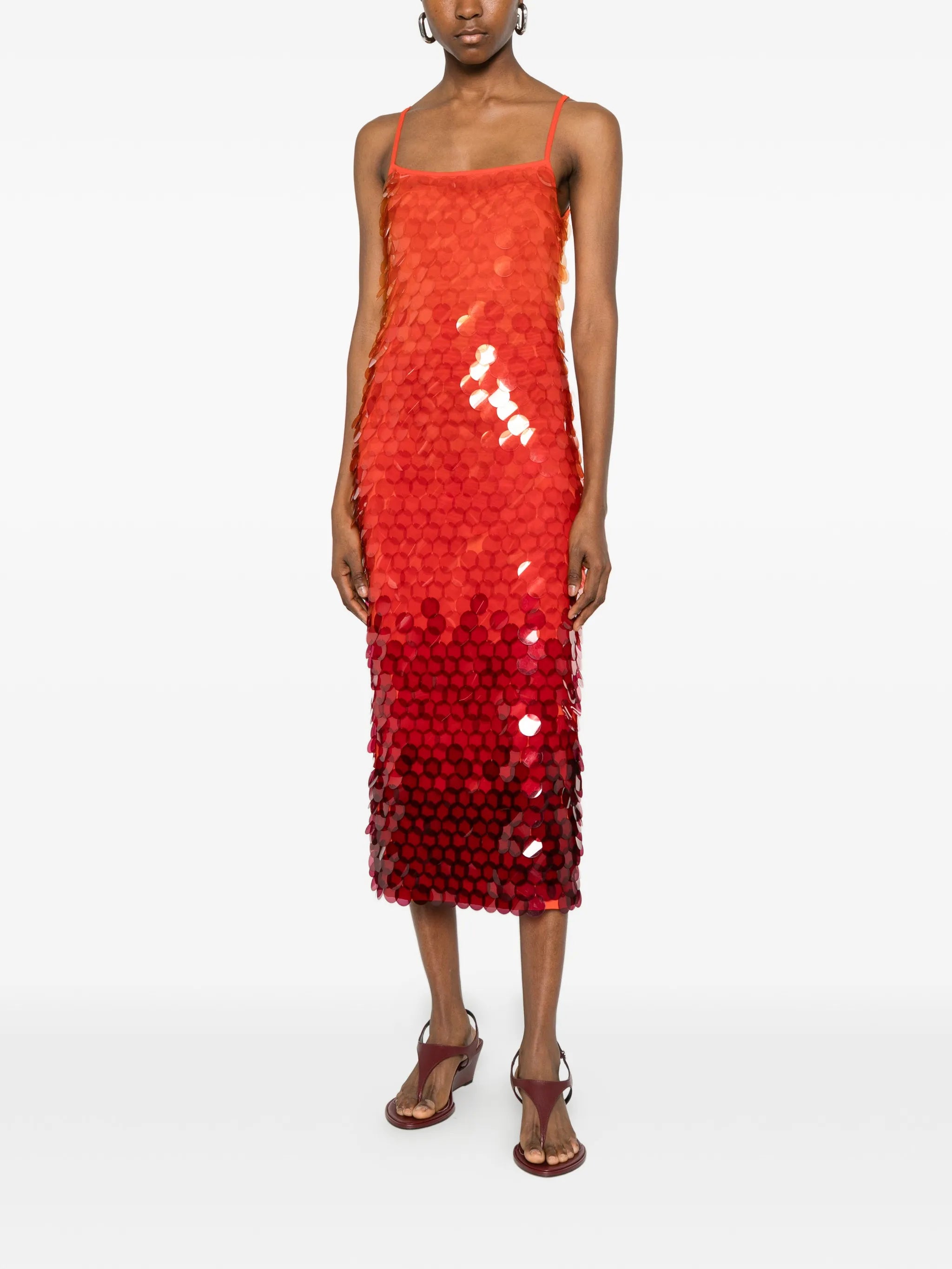 Paloma sequin-embellishmentt midi dress